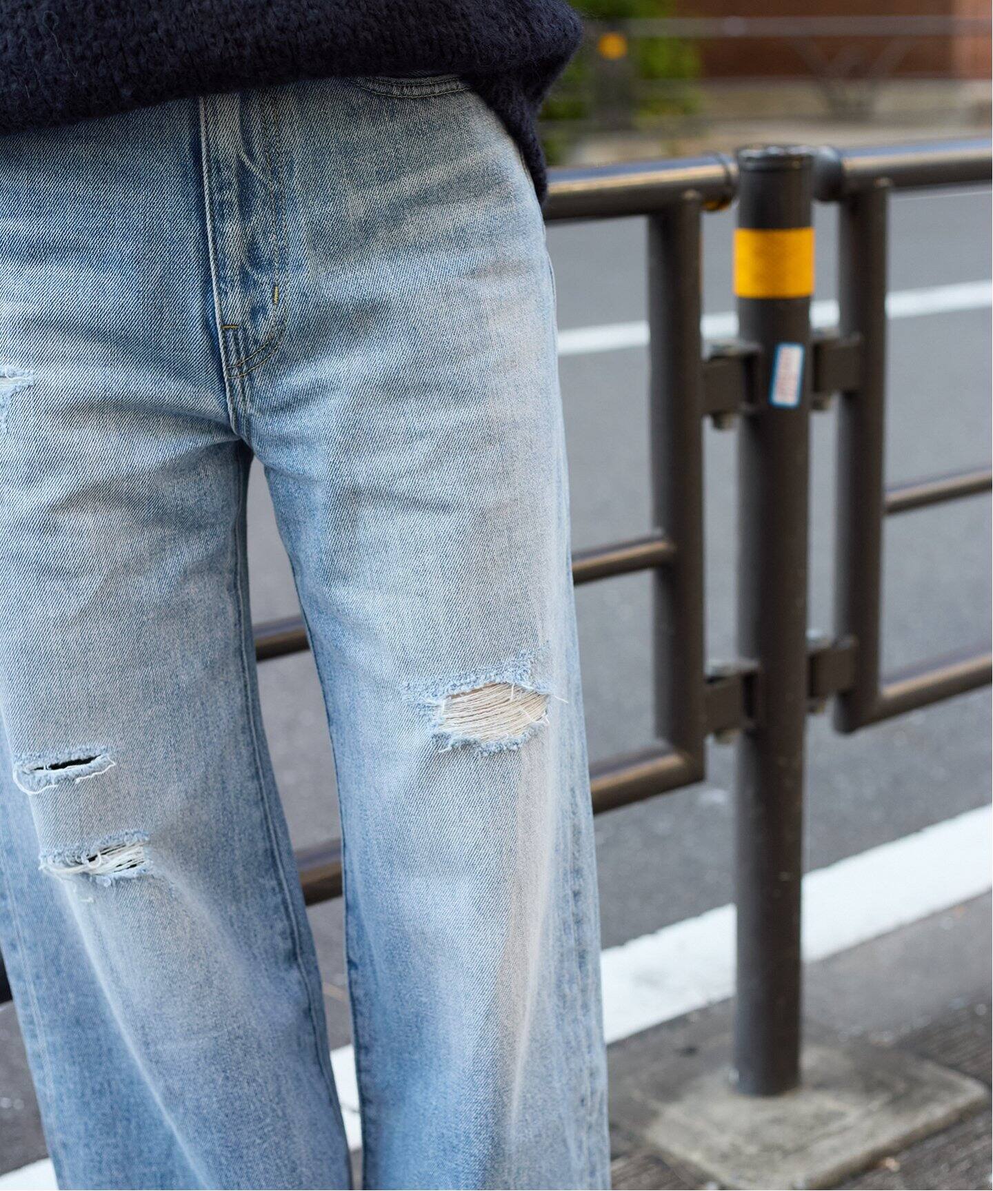 追加2》12.5ozルーズデニムパンツ（デニムパンツ・ジーンズ