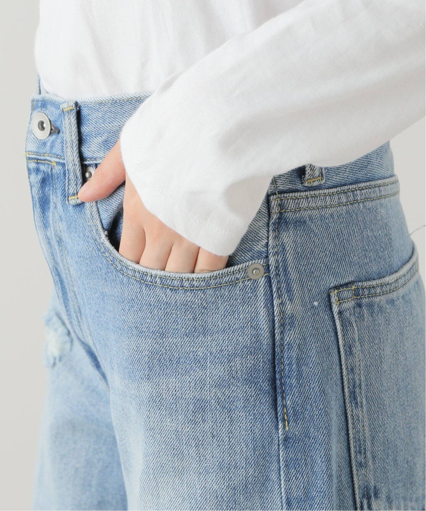 追加2》12.5ozルーズデニムパンツ（デニムパンツ・ジーンズ