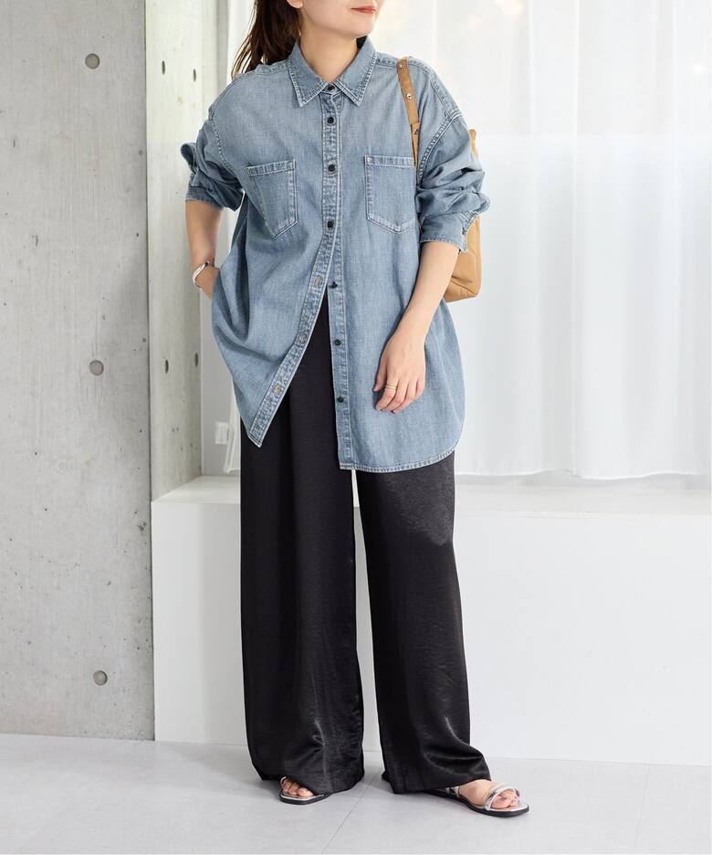 ヴィンテージサテンワイドパンツ（その他パンツ）｜JOURNAL STANDARD 