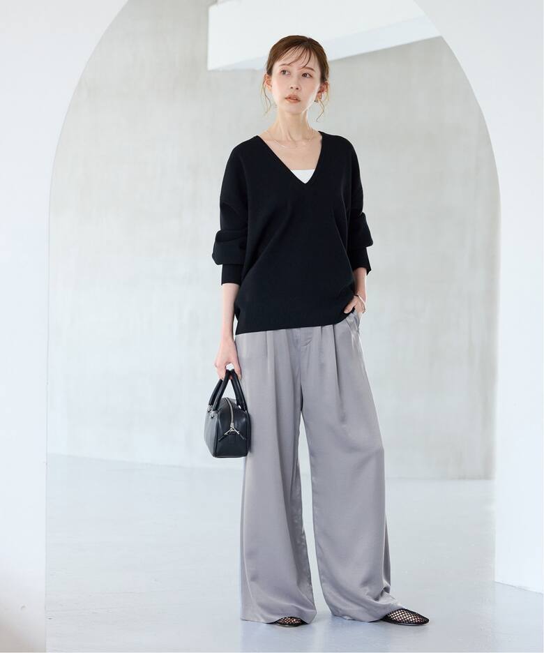 ヴィンテージサテンワイドパンツ（その他パンツ）｜JOURNAL STANDARD  