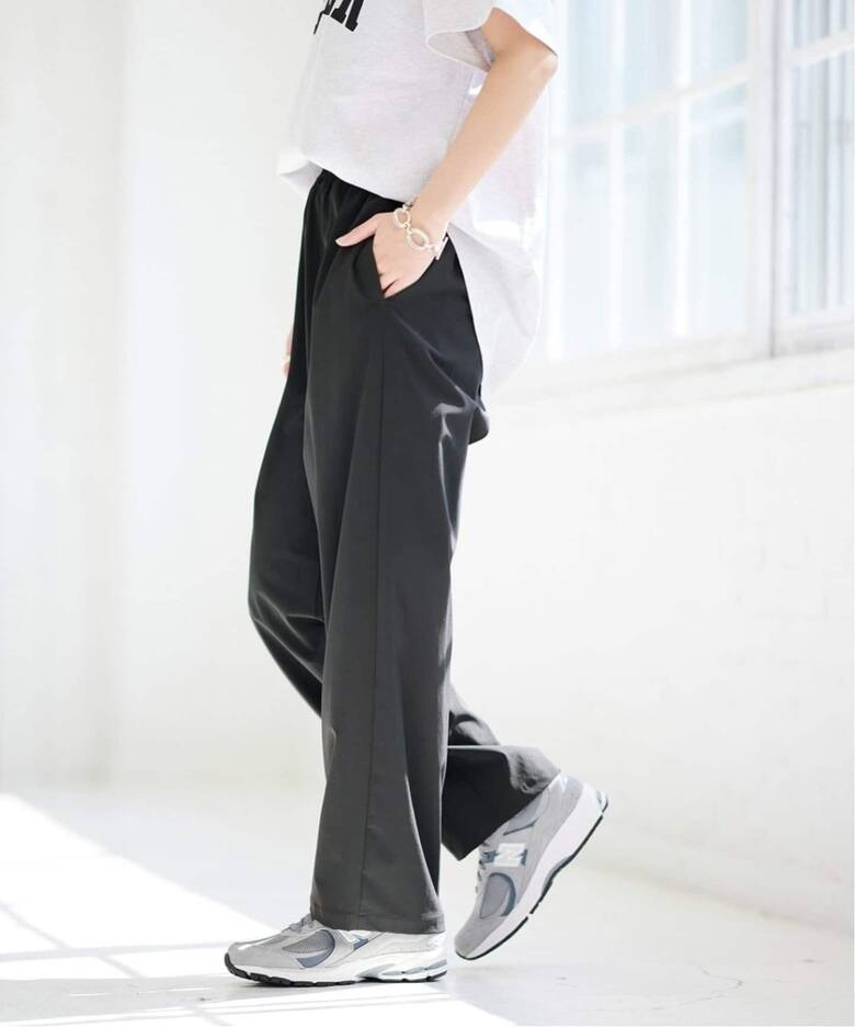 追加》ナイロンストレッチワイドパンツ（その他パンツ  