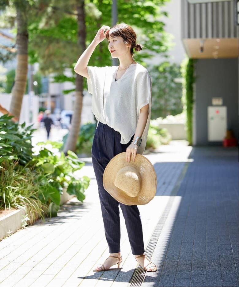 ウォッシャブルコットンリネンVISパンツ（その他パンツ）｜JOURNAL  