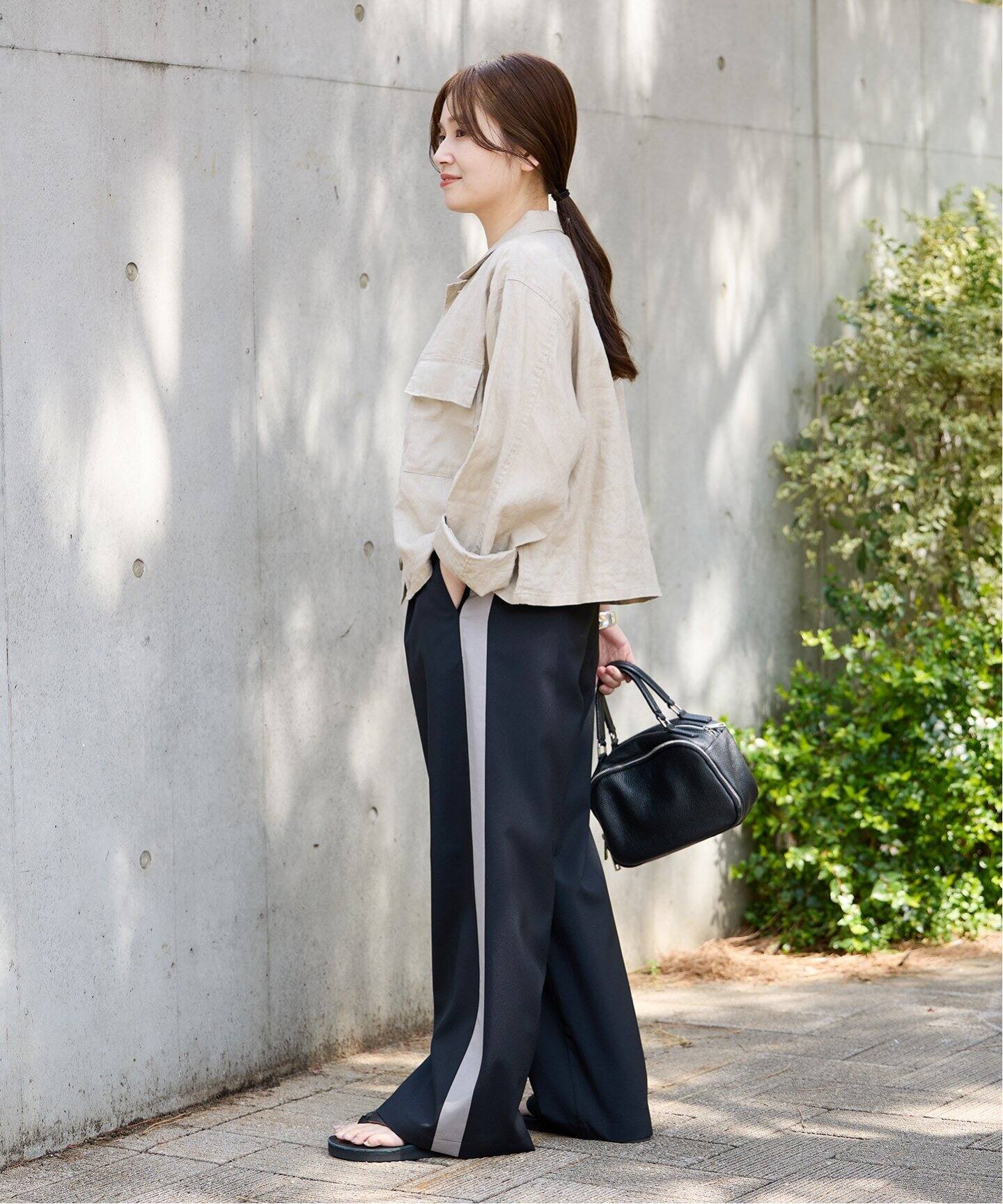 ポリエステルトロラインパンツ（スラックス）｜JOURNAL STANDARD  