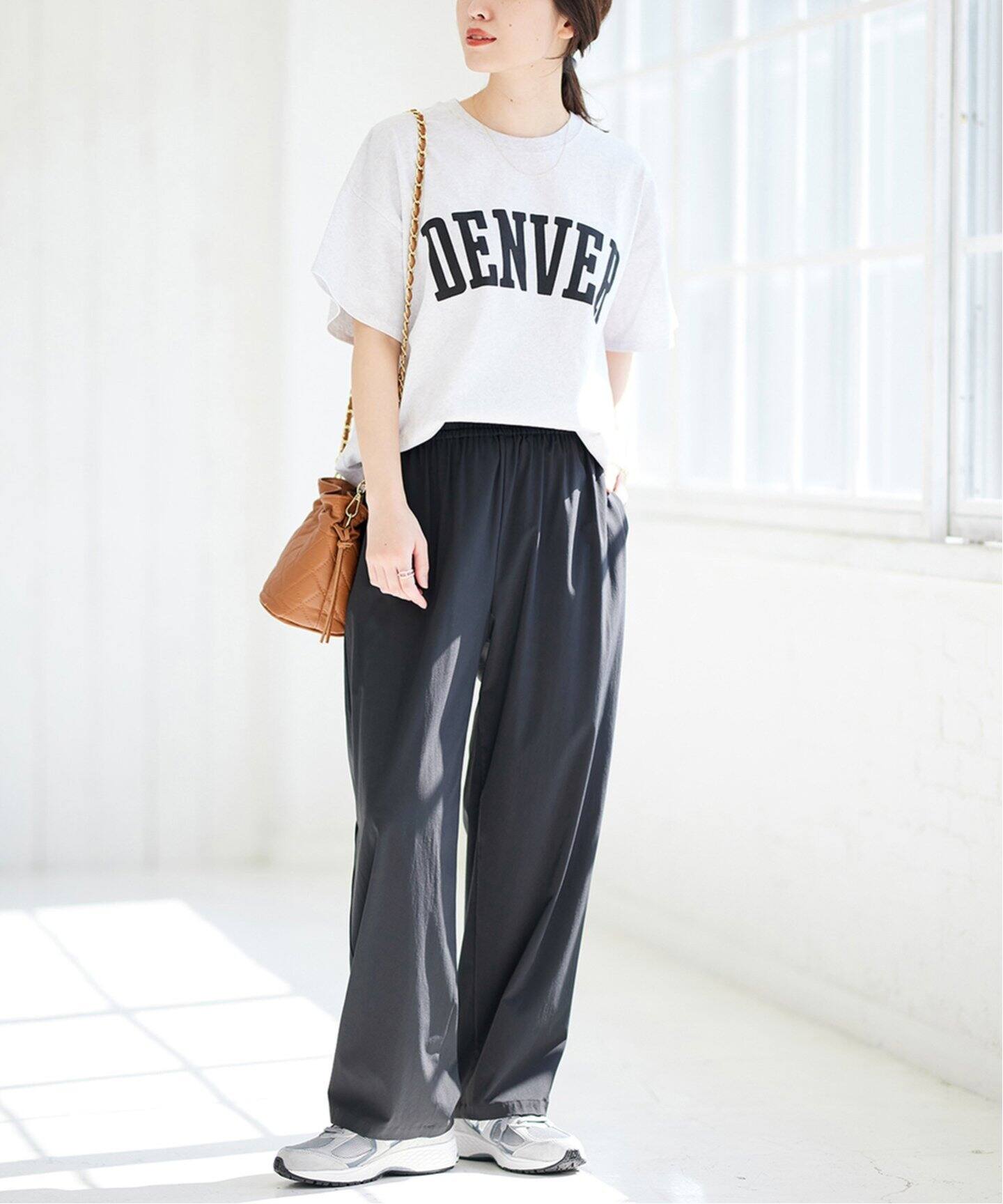 WEB限定追加5》ナイロンストレッチワイドパンツ（その他パンツ  