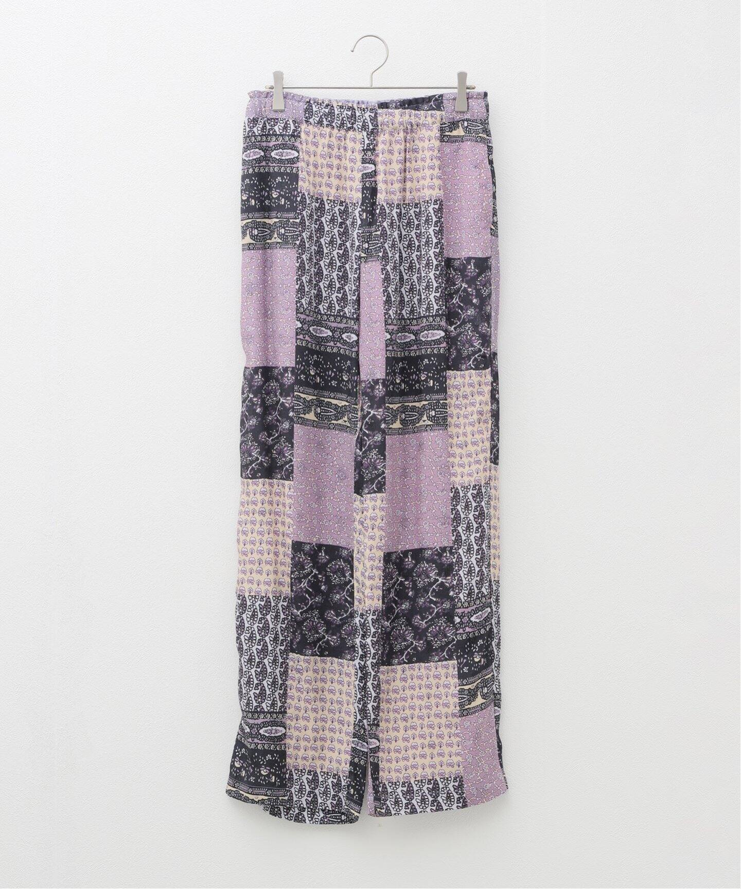 SARA MALLIKA/サラマリカ】PATCHWORK PRINT RELAX PANTS 020642SJ2 