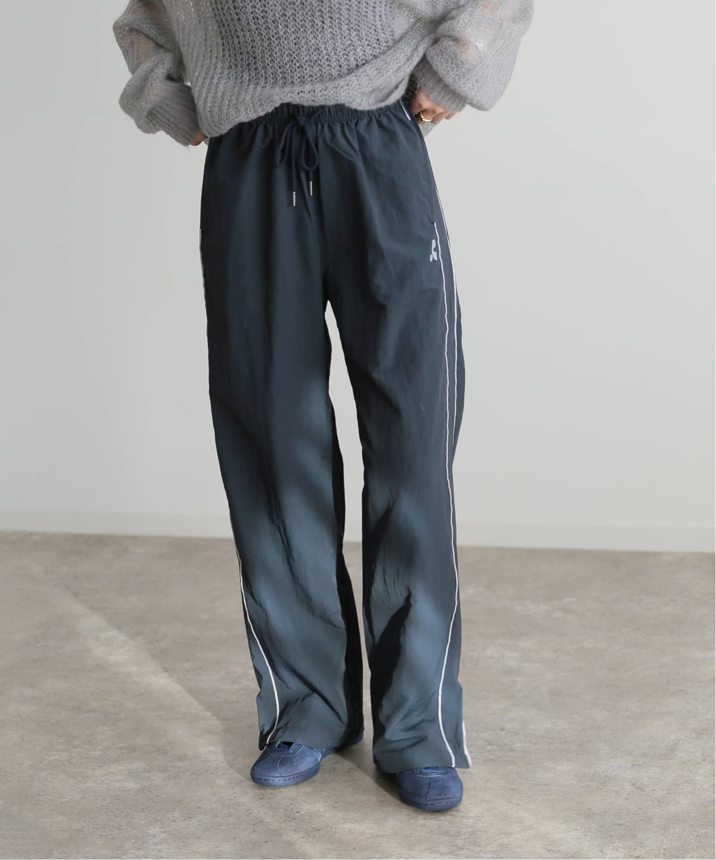 Rest&recreation TRIM TRACK PANTS パンツブルー