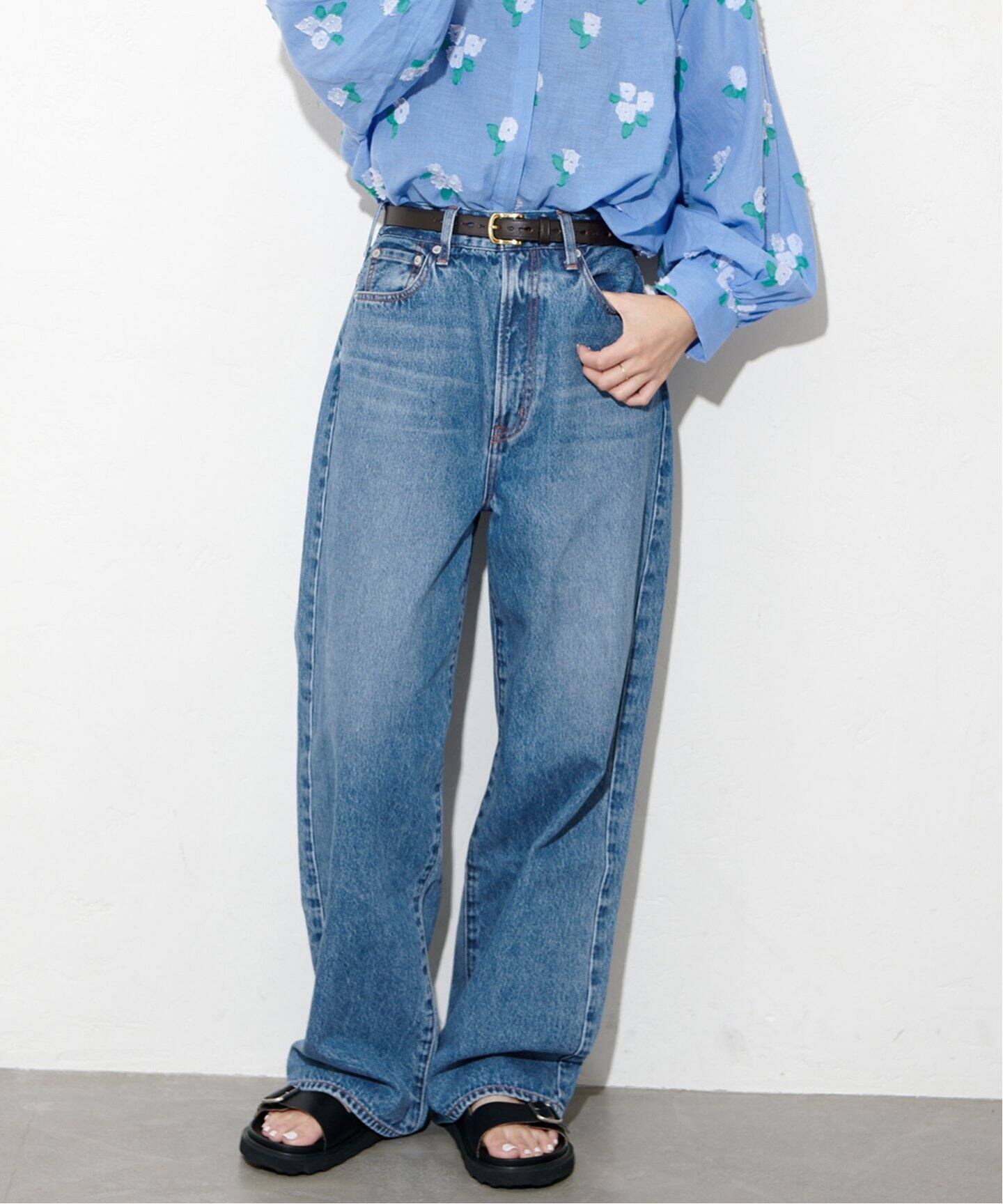 NEEDBY heritage/ニードバイ ヘリテージ】LUNA：デニムパンツ（デニム 
