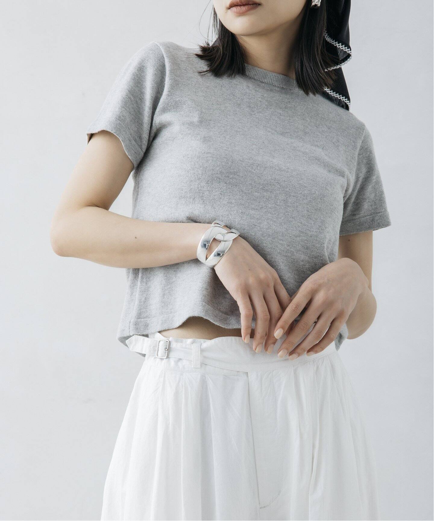 nude vintage×JOURNAL STANDARD】レースパッチワークワイドパンツ 