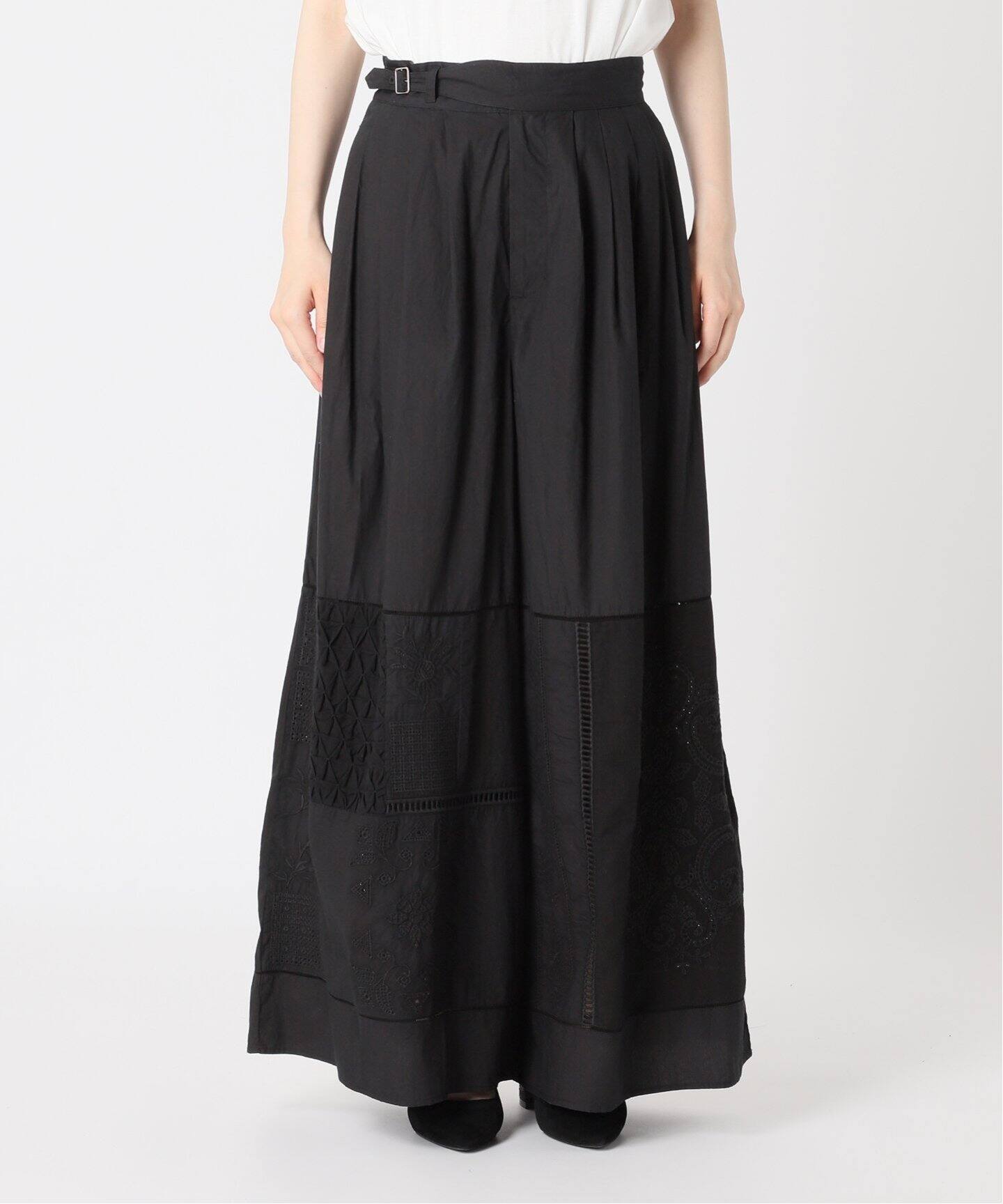 nude vintage×JOURNAL STANDARD】レースパッチワークワイドパンツ  