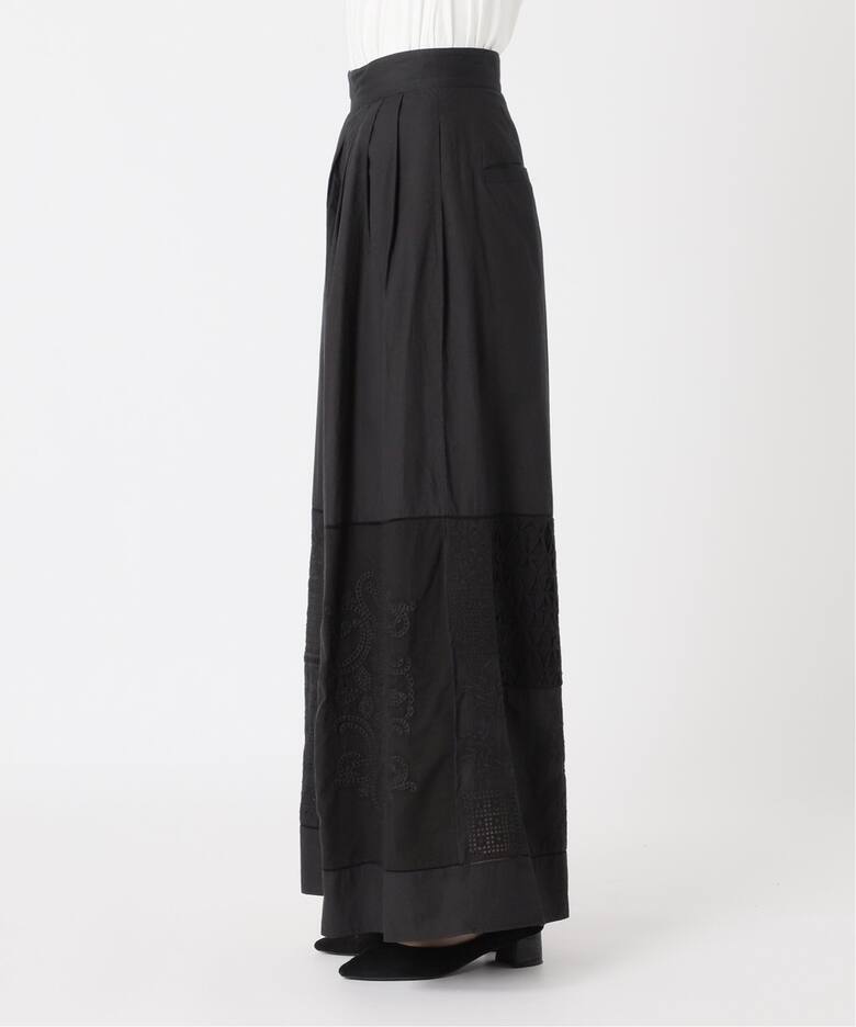 nude vintage×JOURNAL STANDARD】レースパッチワークワイドパンツ 