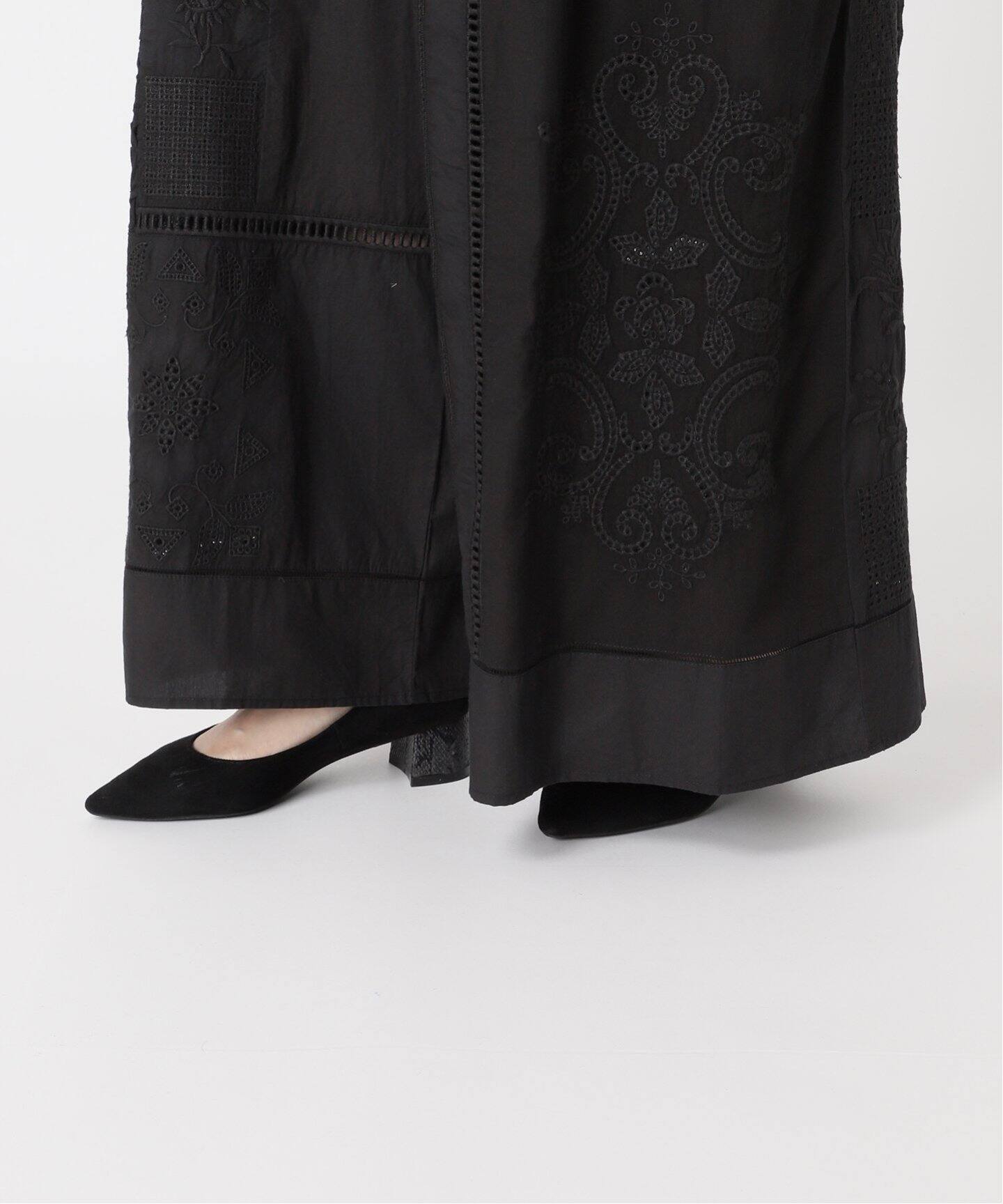 nude vintage×JOURNAL STANDARD】レースパッチワークワイドパンツ 