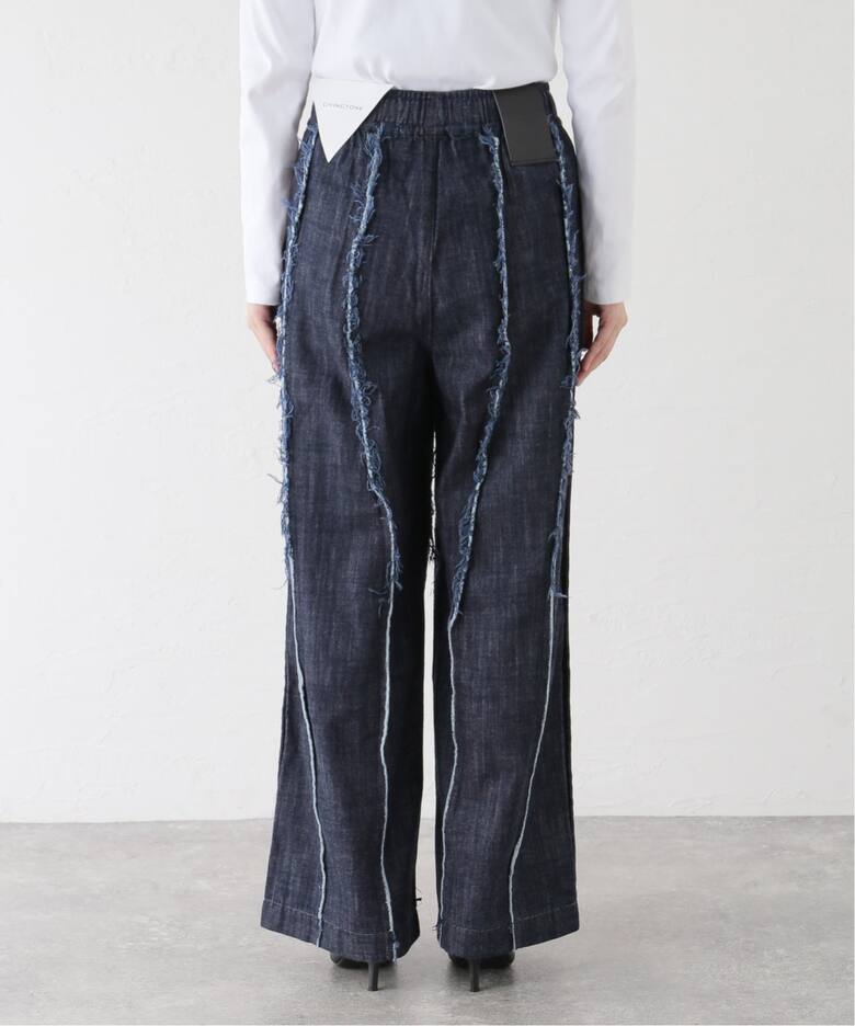 中古】リヴィントーン LIVINGTONE RELAXED OPEN KNEE デニムパンツ  