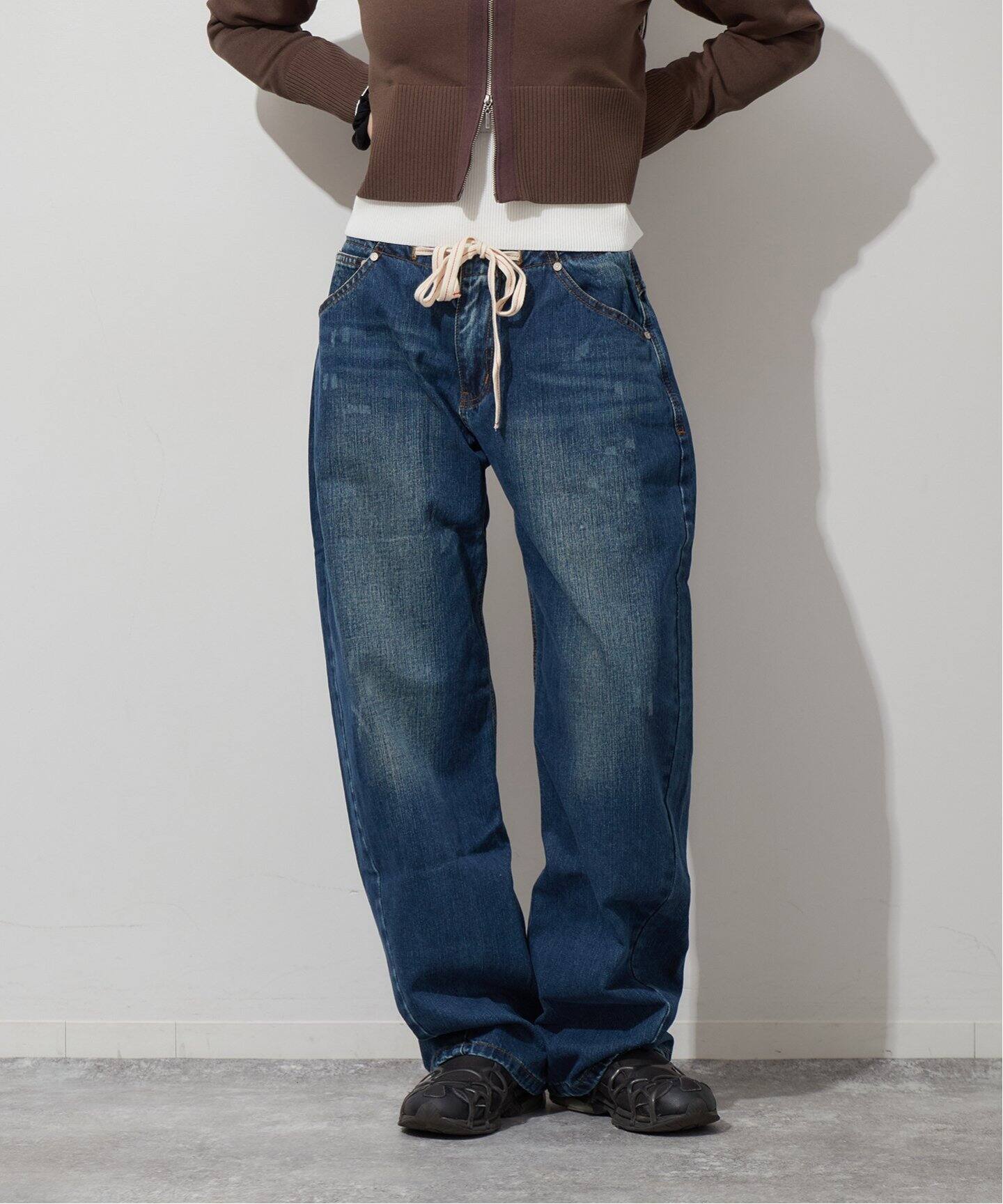 SCULPTOR/スカルプター】Everyday Lowrise Denim SL005390BW（デニム 