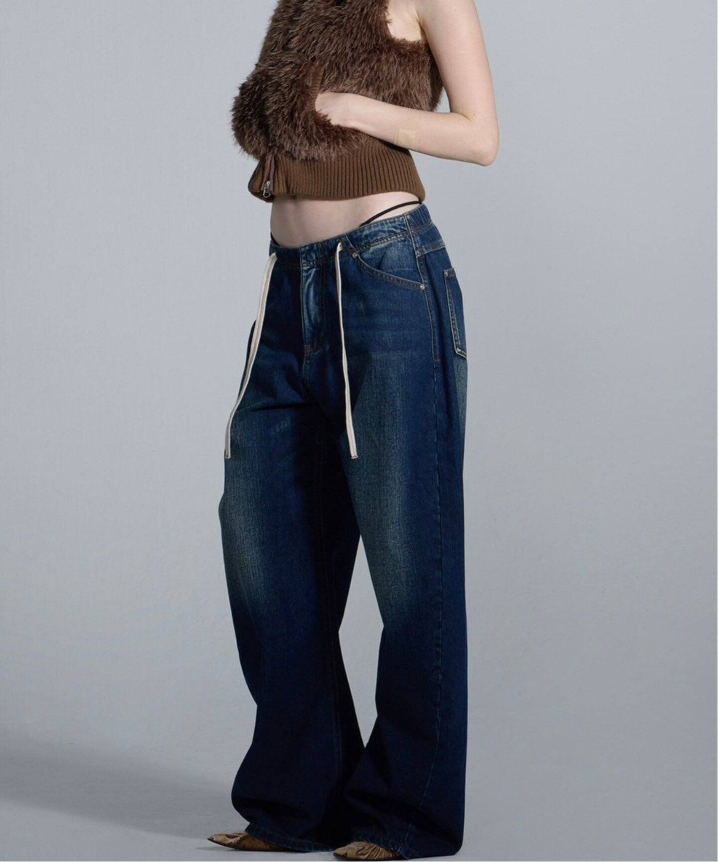 SCULPTOR/スカルプター】Everyday Lowrise Denim SL005390BW（デニム 