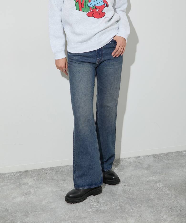 別注【Oriens×Cimarron】 flare Pant：フレアデニムパンツ（デニム 