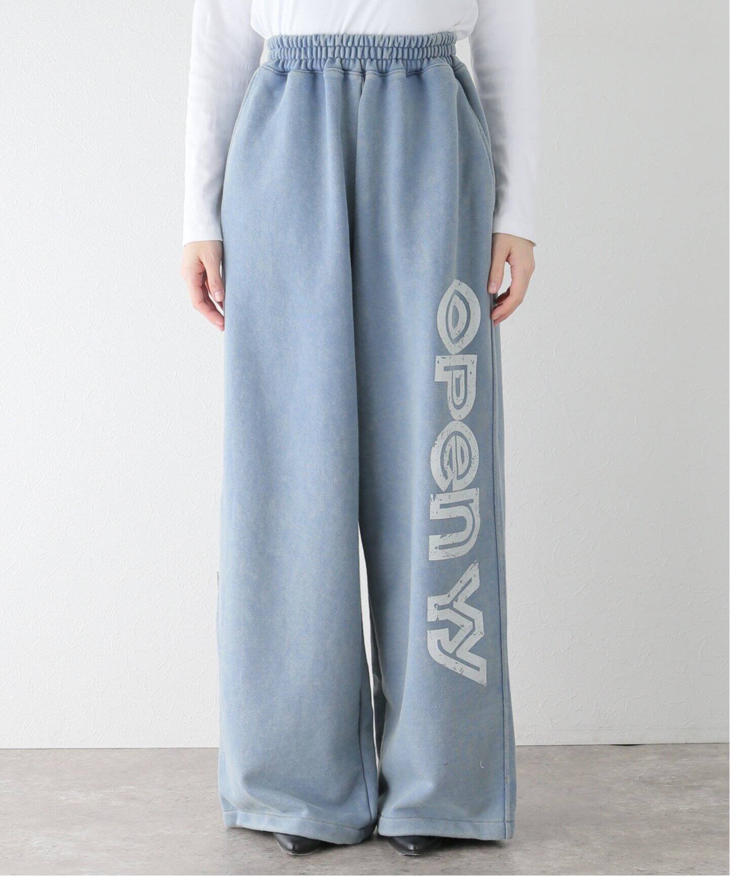 OPEN YY / オープンワイワイ】YY WIDE SWEATPANTS：スウェットパンツ  