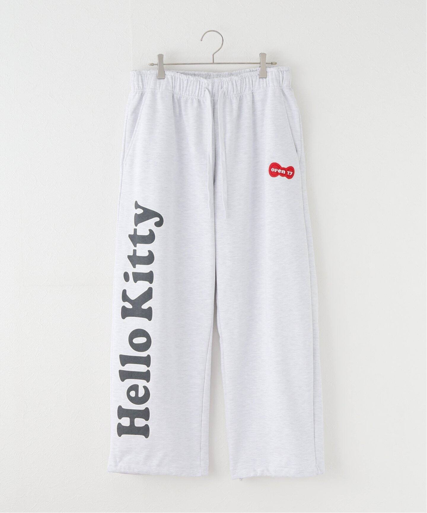 OPEN YY×Hello Kitty】YY ROUNDING TRACK PANTS：パンツ（スウェット  