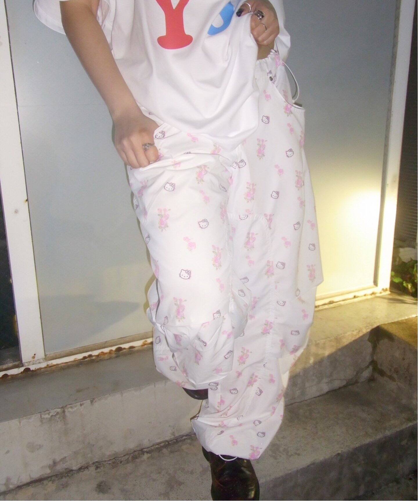 OPEN YY×Hello Kitty】YY PARACHUTE PANTS：パンツ（その他  