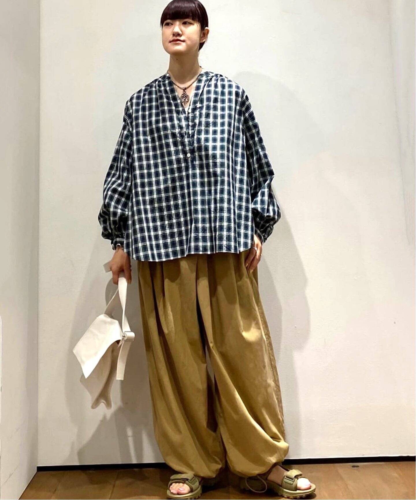 ミリタリークロス タックワイドパンツ（その他パンツ）｜journal 