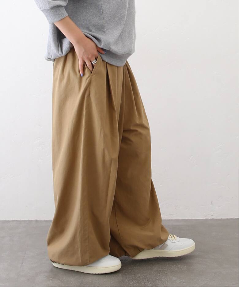 ミリタリークロス タックワイドパンツ（その他パンツ）｜journal