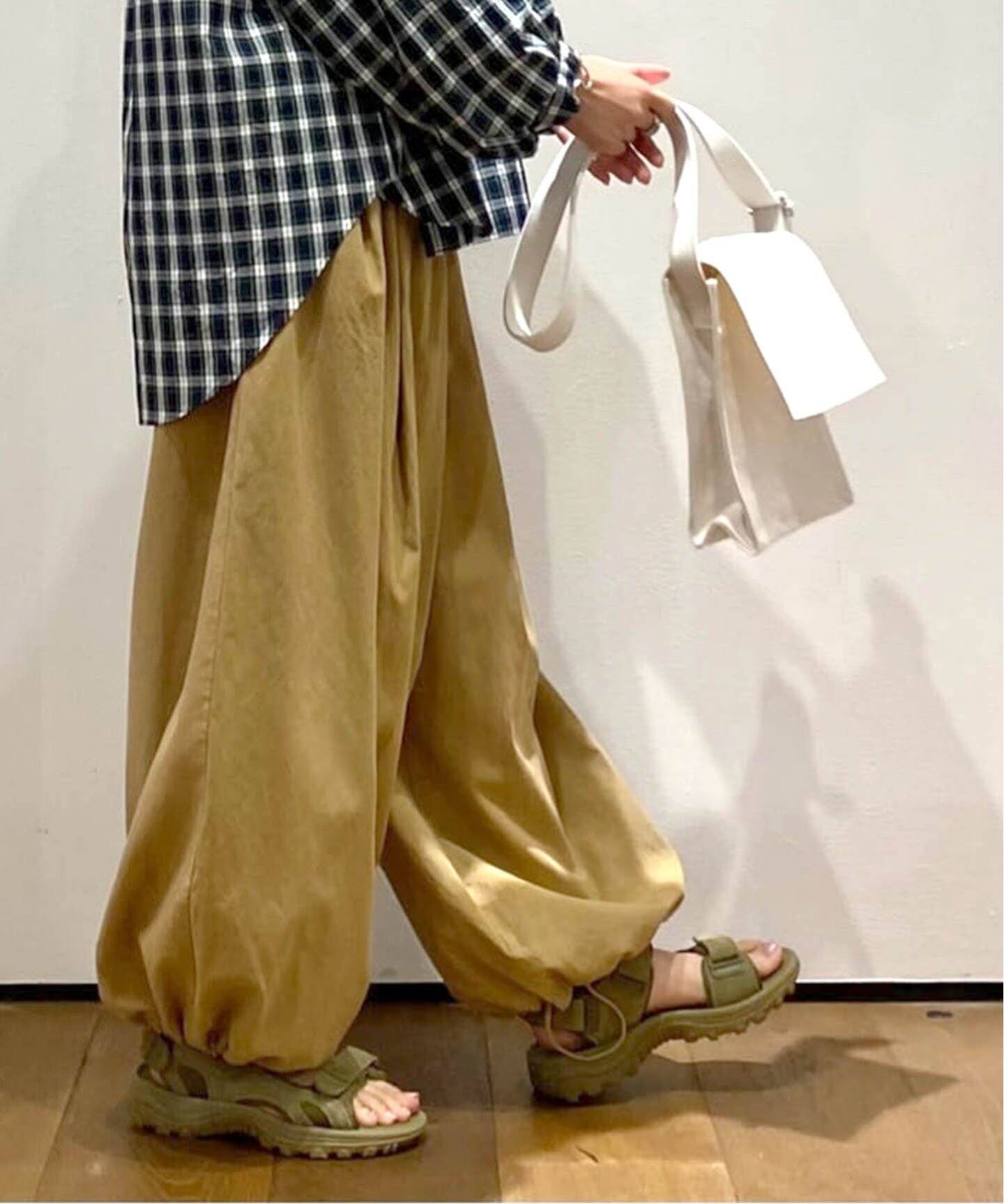 ミリタリークロス タックワイドパンツ（その他パンツ）｜journal 