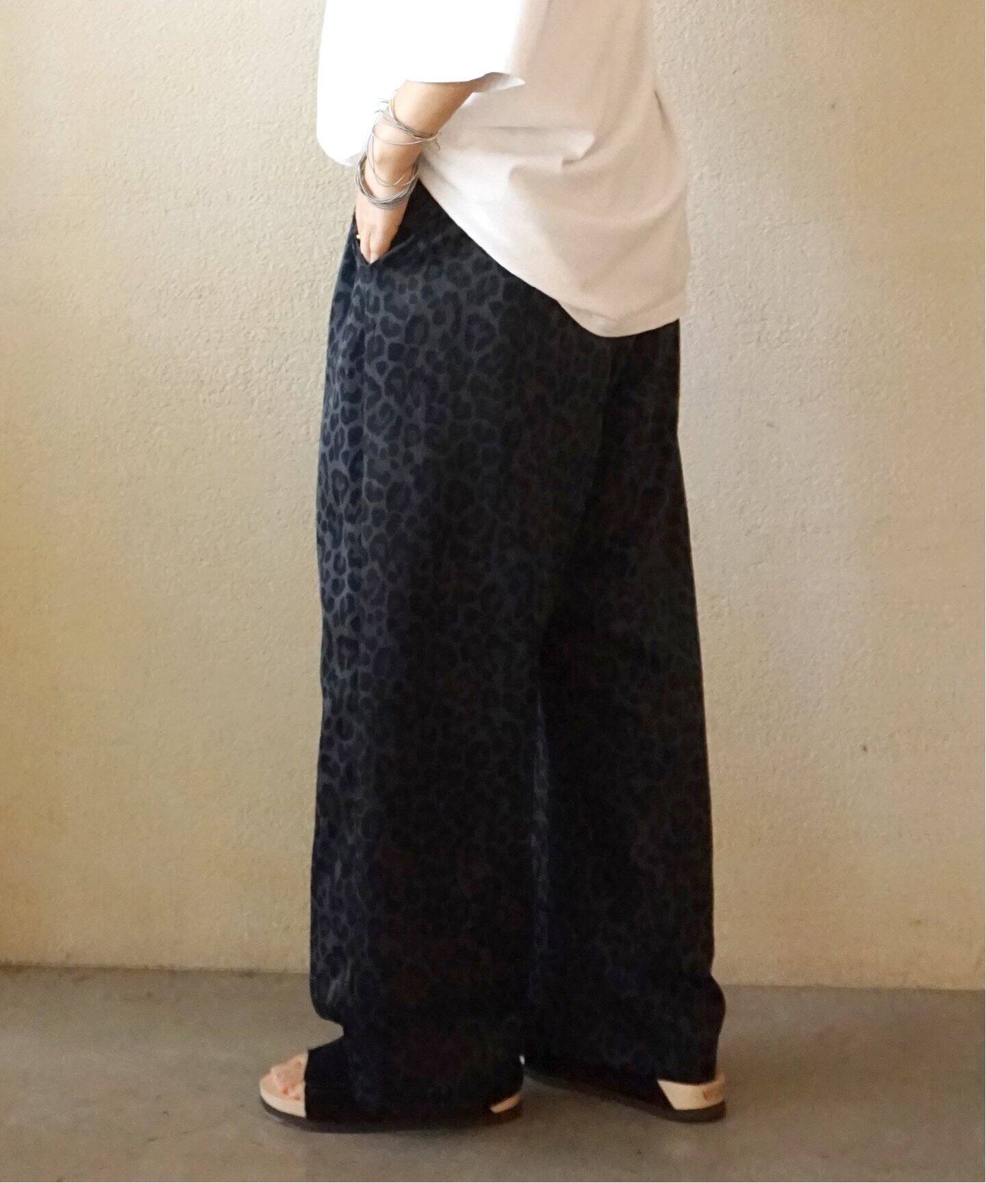 レオパードサテン イージーパンツ（その他パンツ）｜journal  