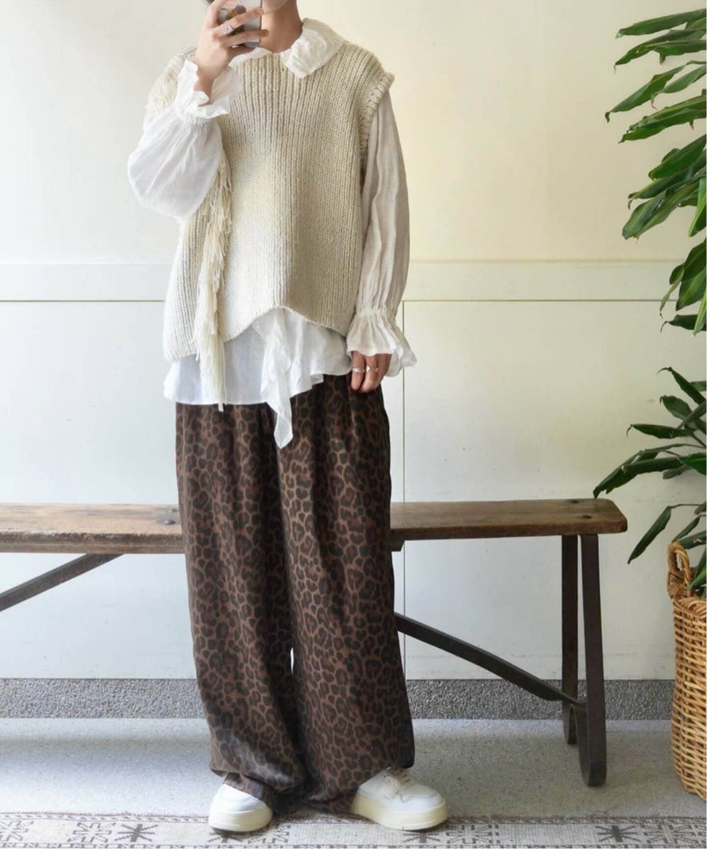 レオパードサテン イージーパンツ（その他パンツ）｜journal standard  