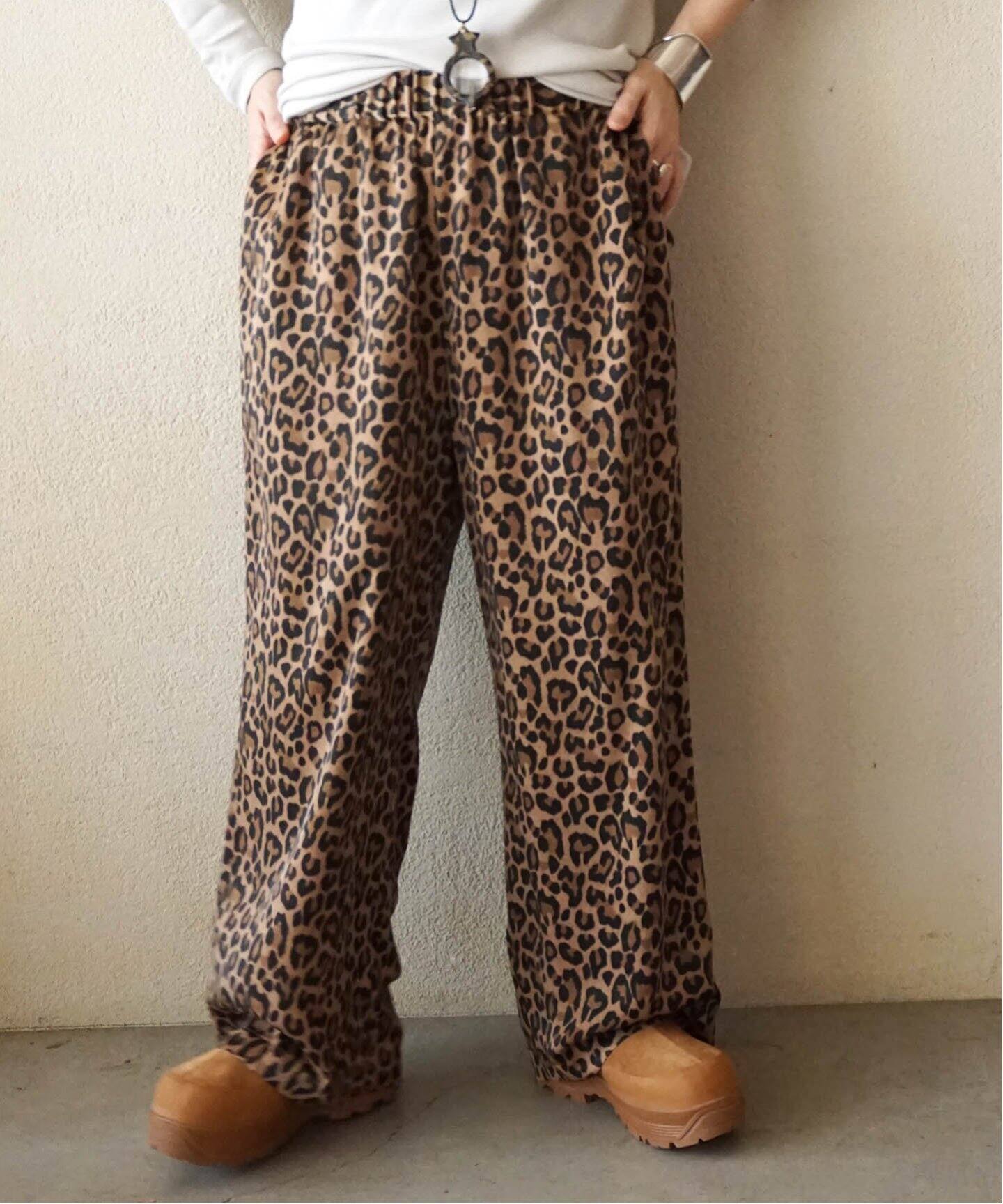 追加》レオパードサテン イージーパンツ（その他パンツ）｜journal  