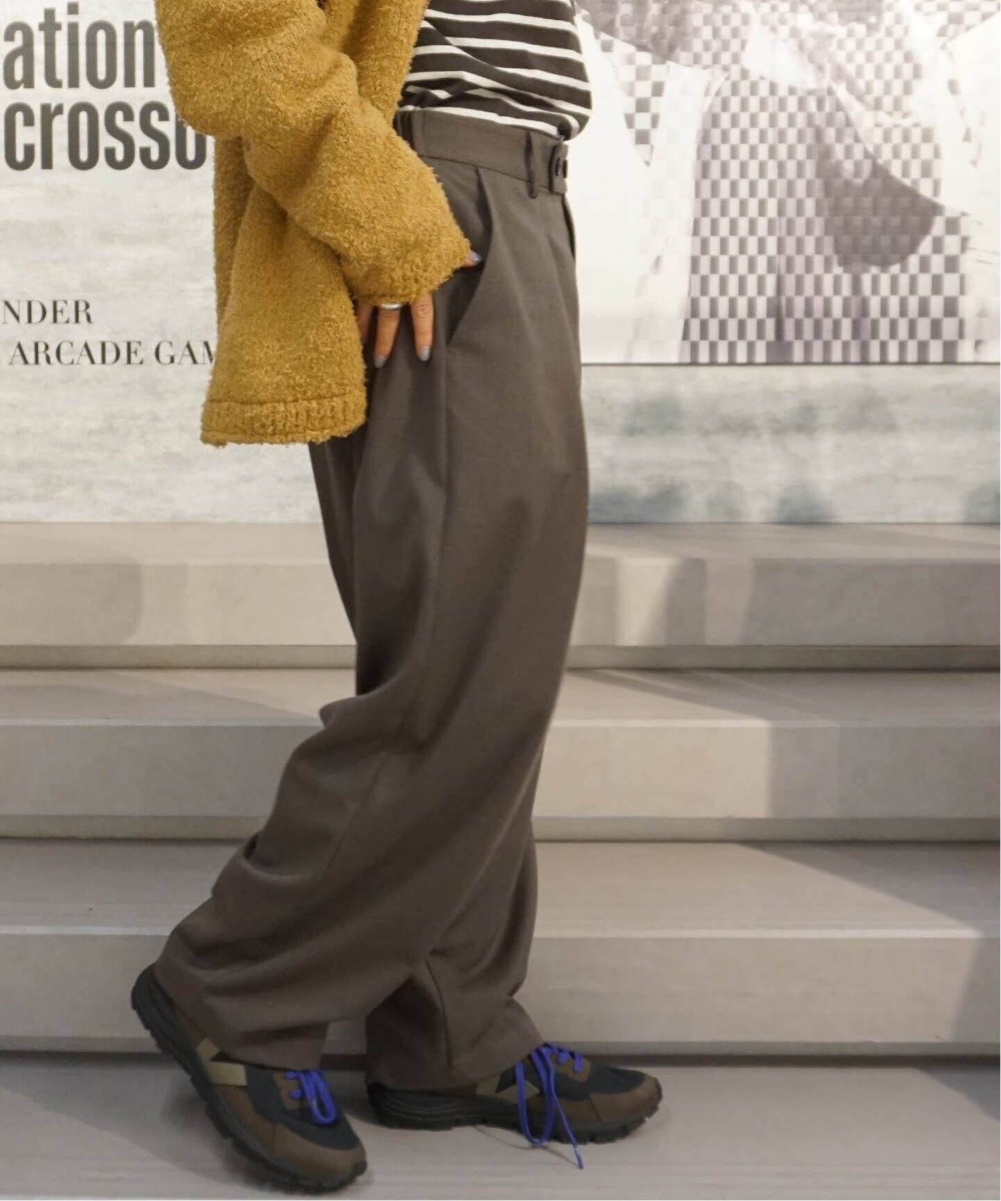ツイル 1タックパンツ（スラックス）｜journal standard luxe 