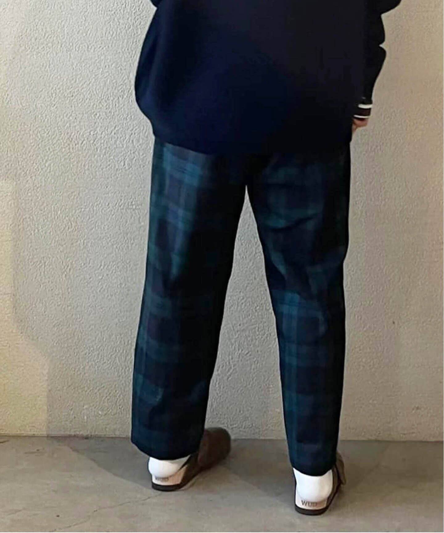 サキソニーチェック サルエルパンツ（その他パンツ）｜journal 