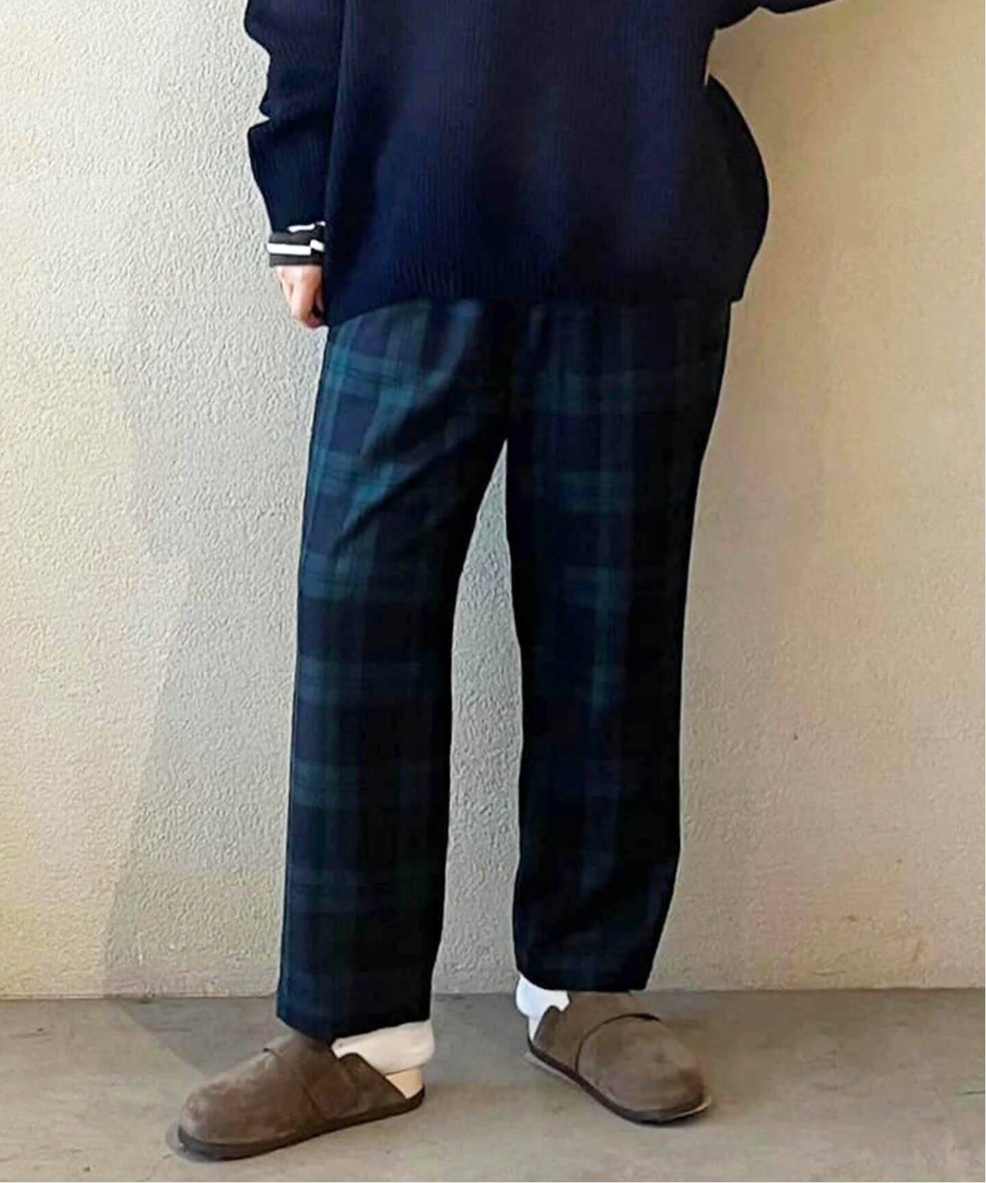 サキソニーチェック サルエルパンツ（その他パンツ）｜journal 