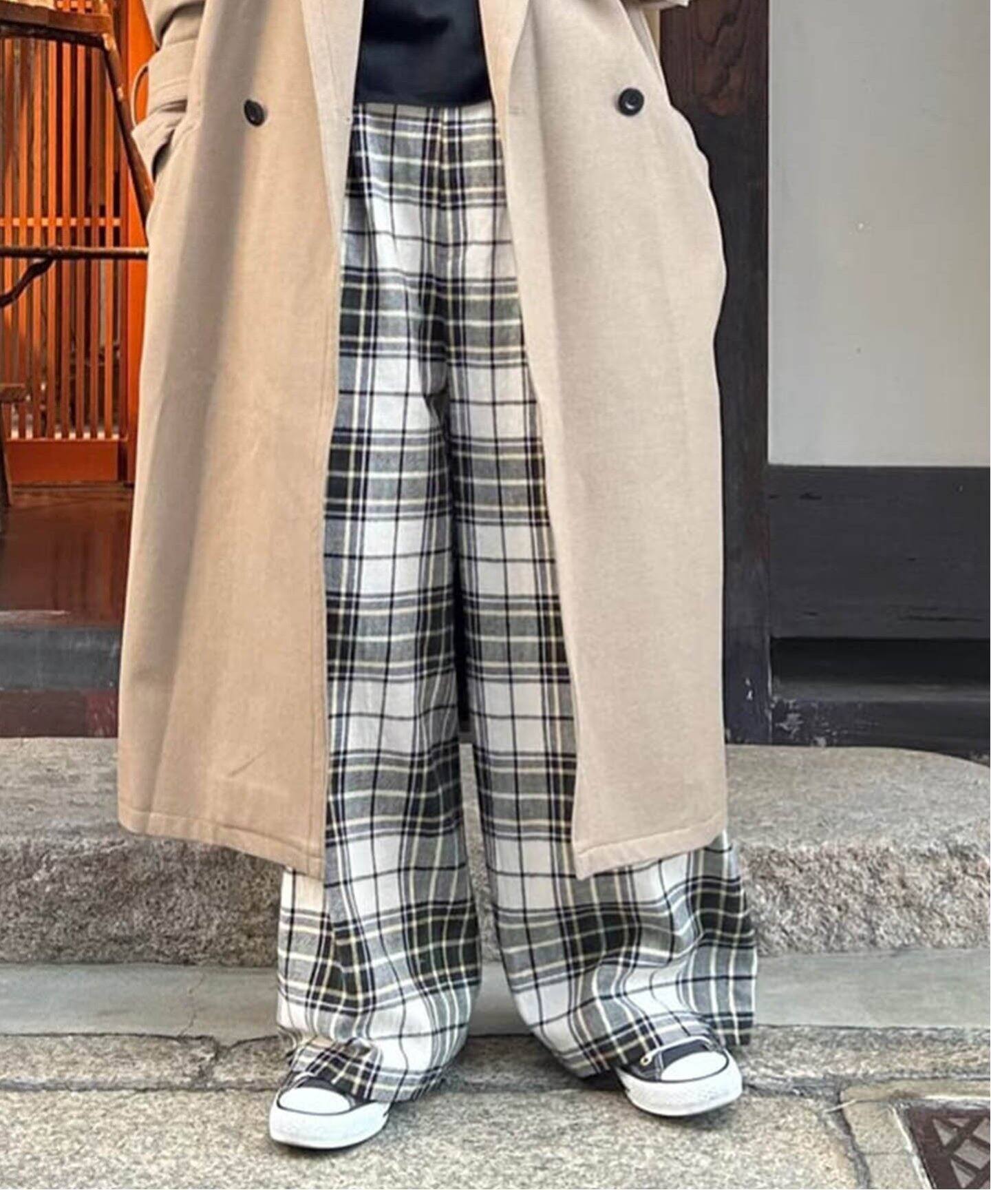 Cチェック 2タックパンツ（その他パンツ）｜journal standard luxe 