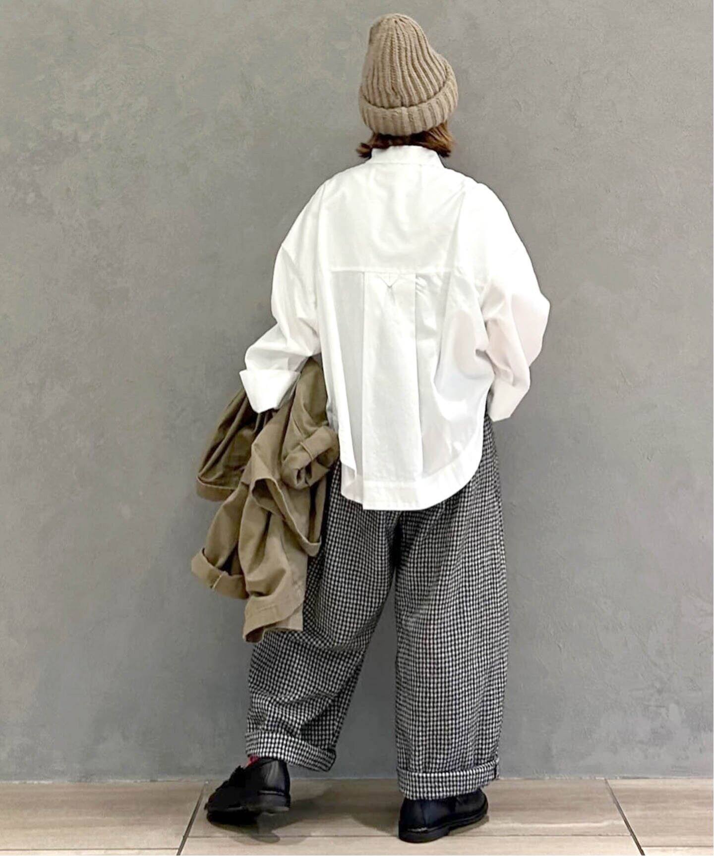 ウールガーゼチェック イージーパンツ（その他パンツ）｜journal 