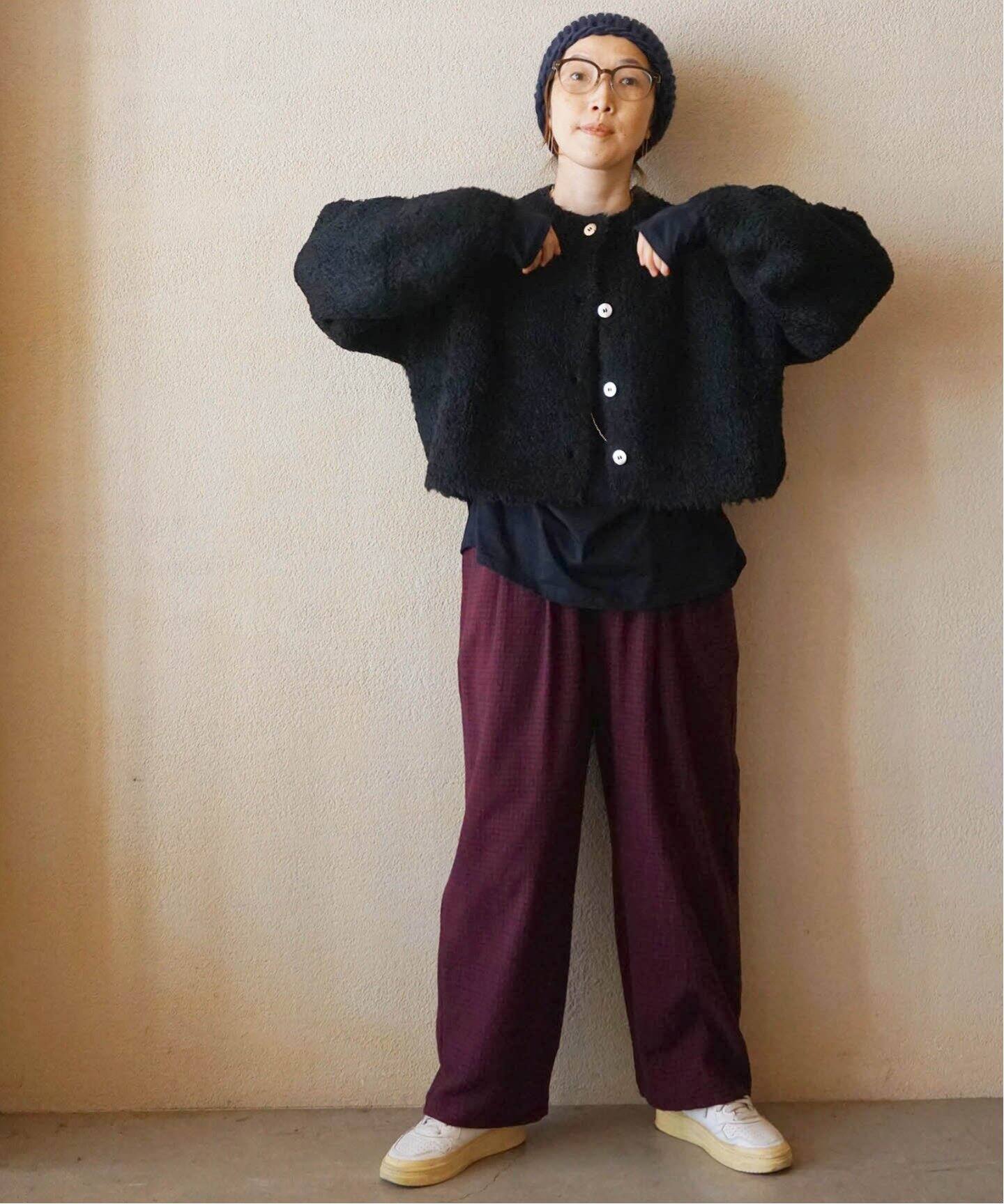 ウールガーゼチェック イージーパンツ（その他パンツ）｜journal 