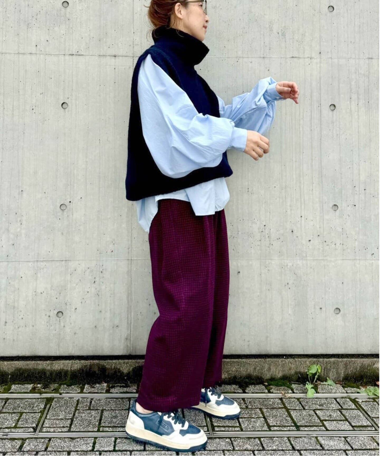 ウールガーゼチェック イージーパンツ（その他パンツ）｜journal 