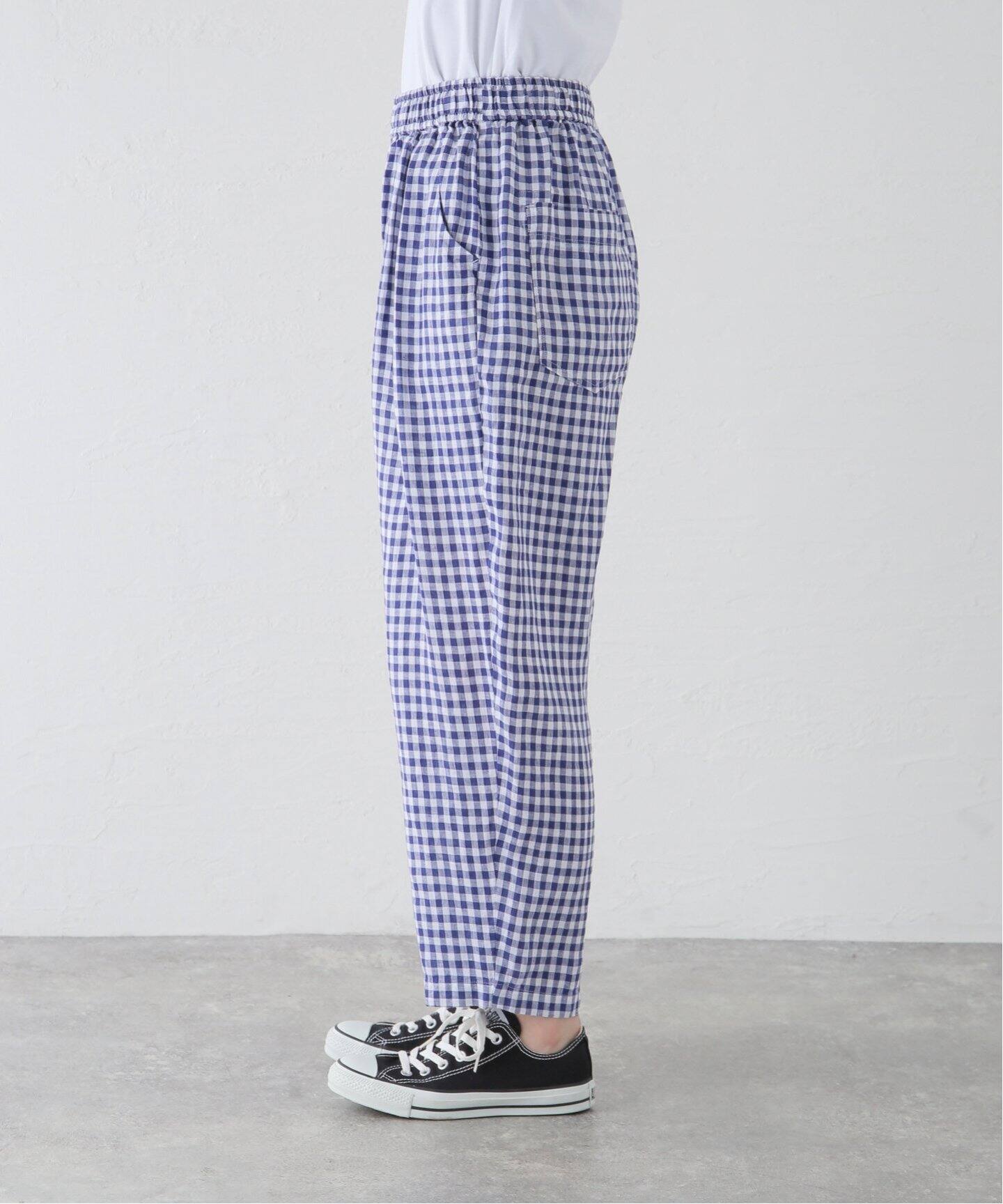 リネンギンガム イージータックパンツ（その他パンツ）｜journal  