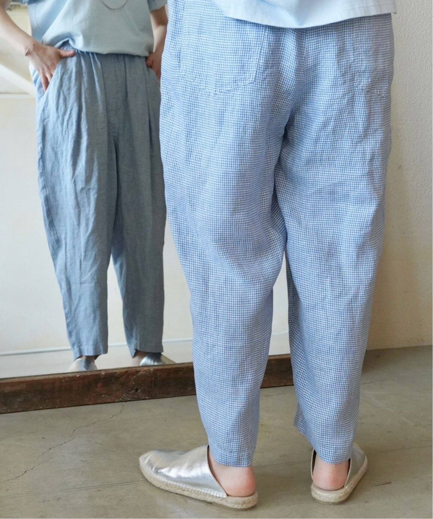 リネンギンガム イージータックパンツ（その他パンツ）｜journal  