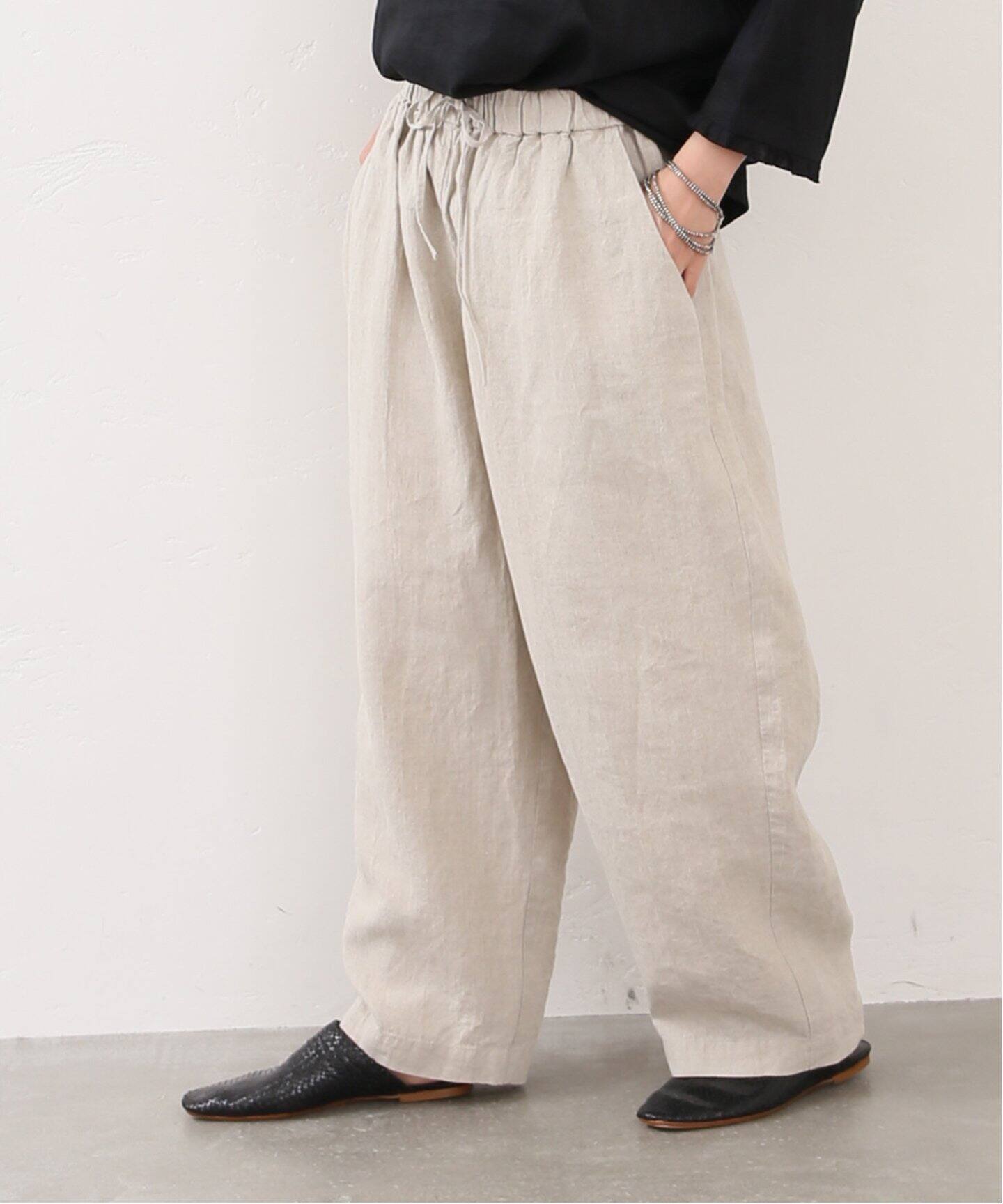 リネンワッシャー イージーパンツ（その他パンツ）｜journal standard  