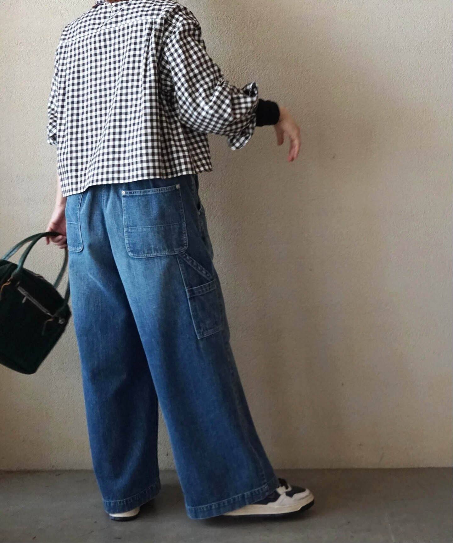 12OZデニム タックペインターパンツ（デニムパンツ・ジーンズ 