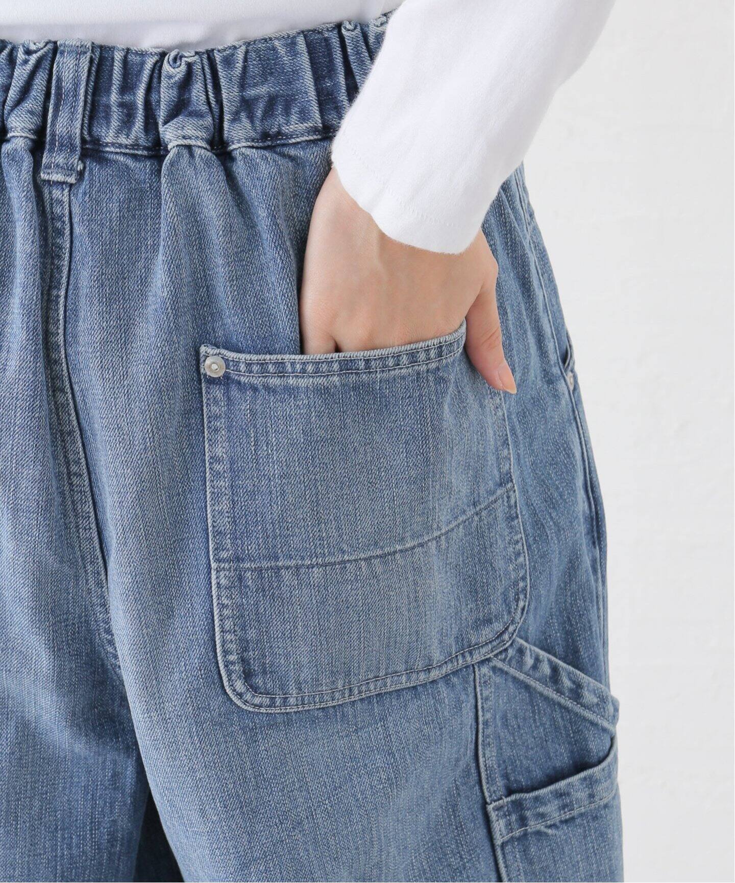 12OZデニム タックペインターパンツ（デニムパンツ・ジーンズ 
