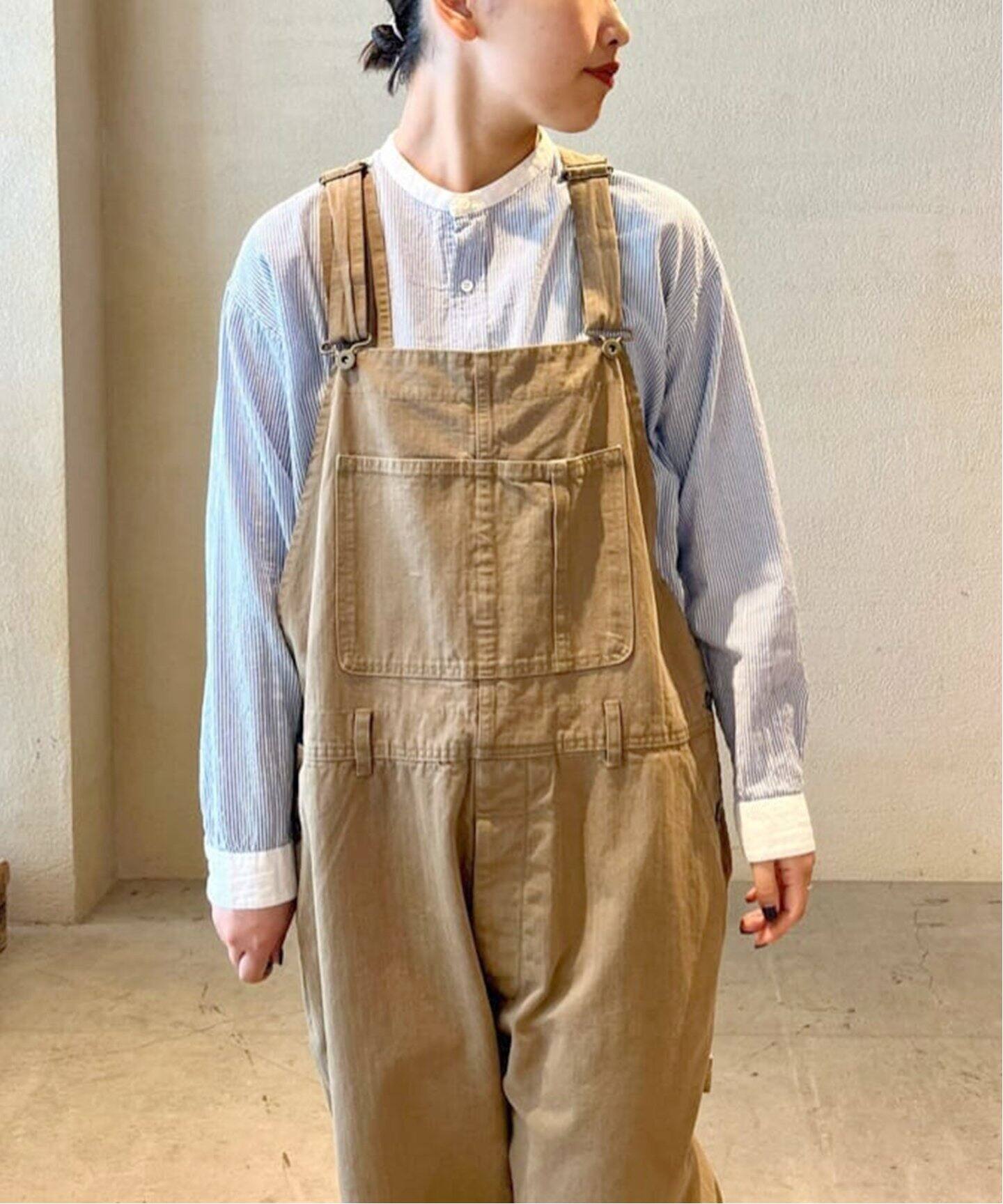 ヴィンテージヘリンボンオーバーオール（サロペット／オーバーオール  