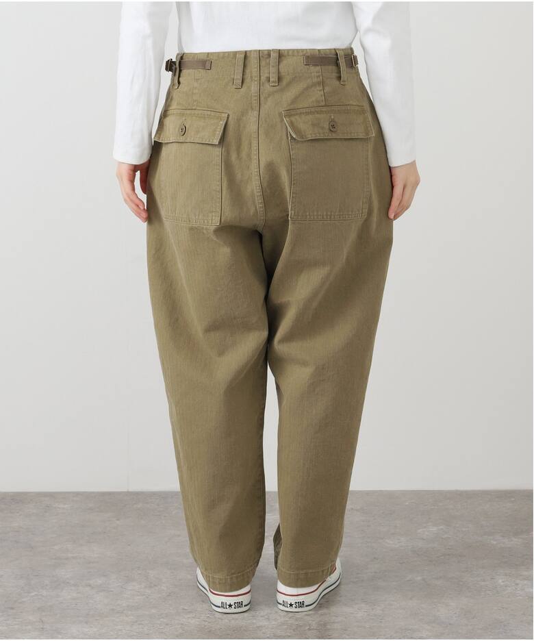 ヴィンテージヘリンボン ミリタリータックパンツ（その他パンツ 