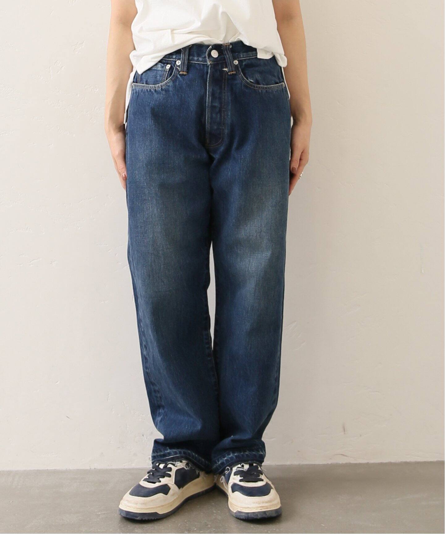 ES:S / エス】CINCH BACK BAGGY JEANS（デニムパンツ・ジーンズ  