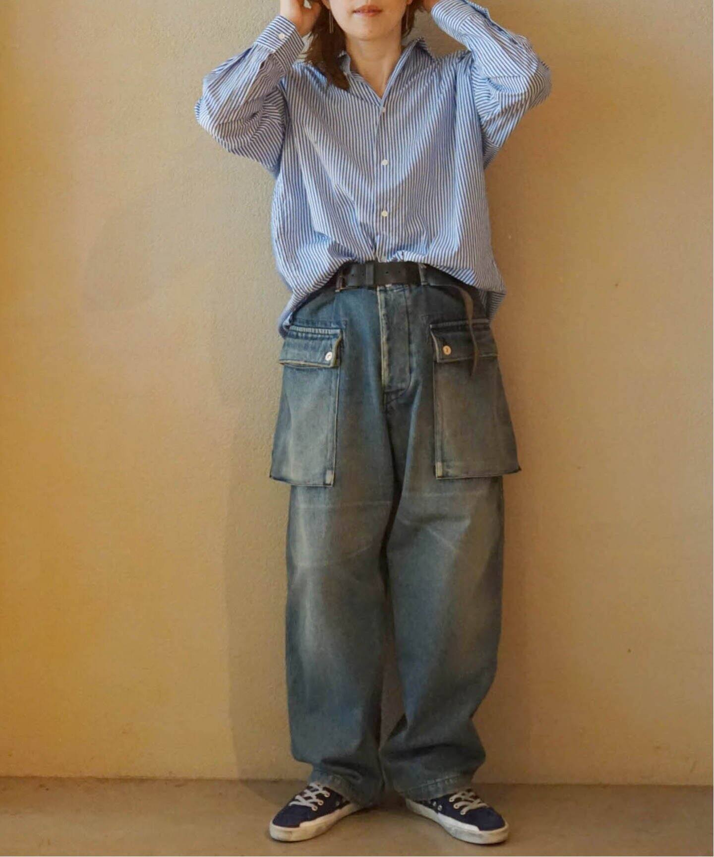 HERILL / ヘリル】 HL denim M44 Trousers/2（デニムパンツ・ジーンズ 