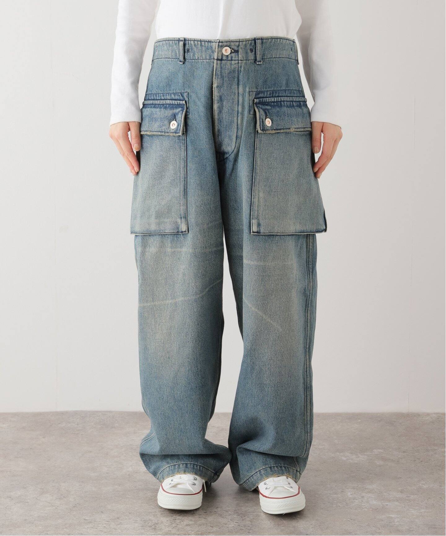 HERILL / ヘリル】 HL denim M44 Trousers/2（デニムパンツ・ジーンズ  