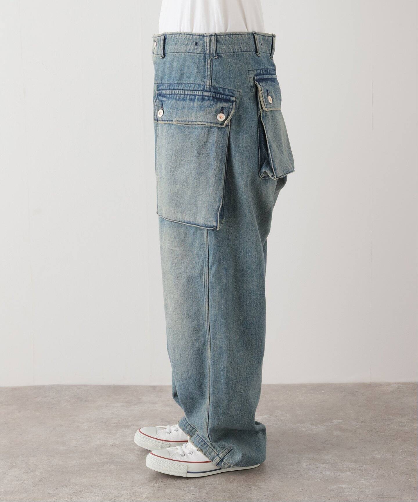 HERILL / ヘリル】 HL denim M44 Trousers/2（デニムパンツ・ジーンズ 