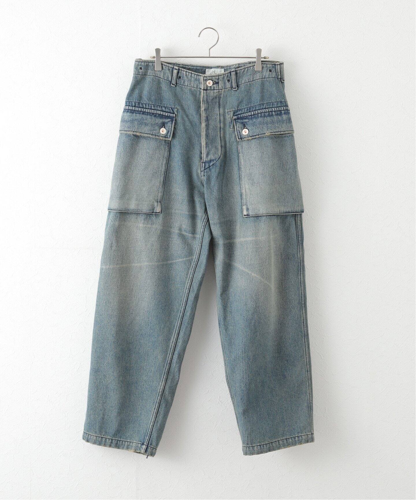 HERILL / ヘリル】 HL denim M44 Trousers/2（デニムパンツ・ジーンズ  