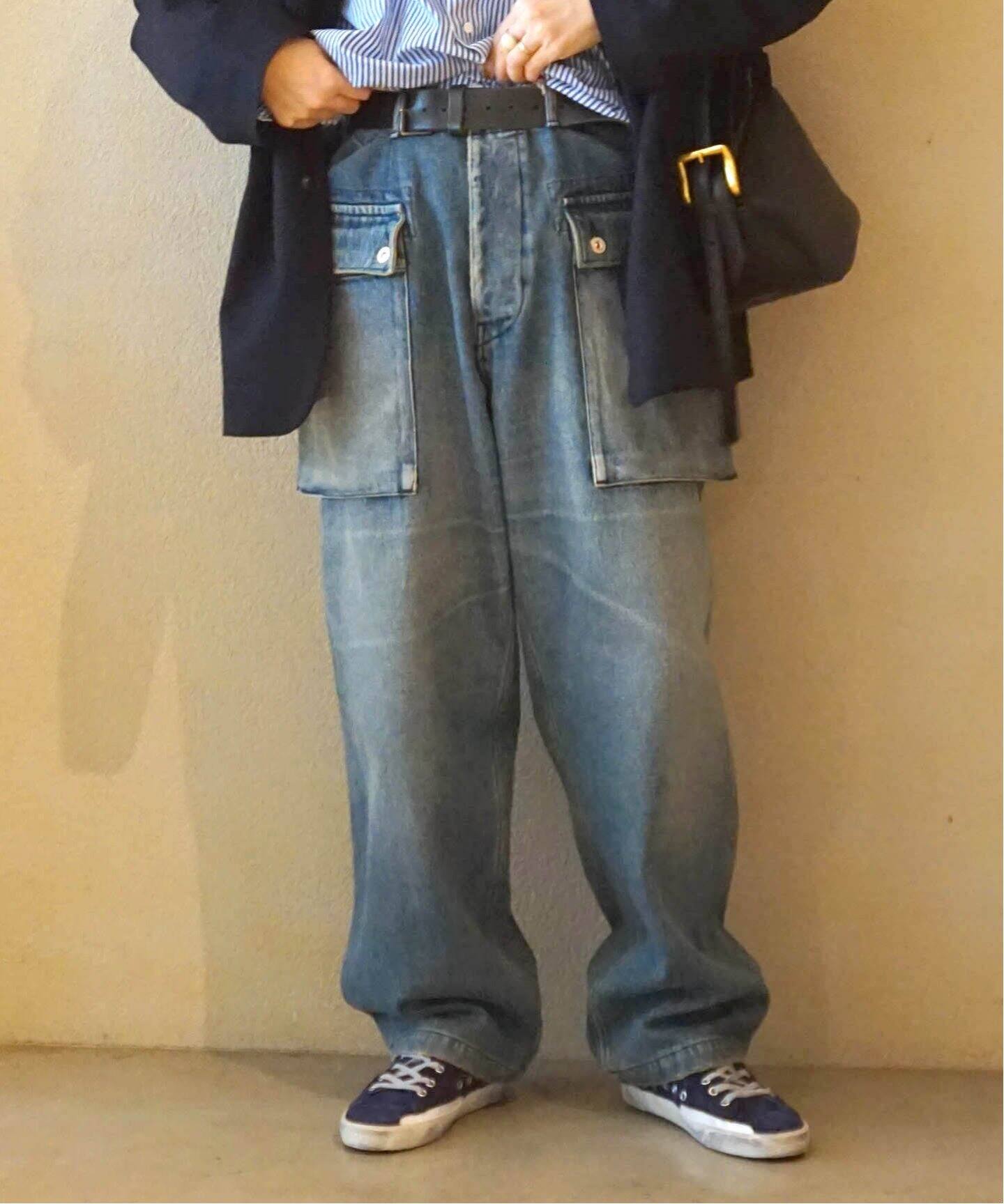 HERILL / ヘリル】 HL denim M44 Trousers/2（デニムパンツ・ジーンズ 