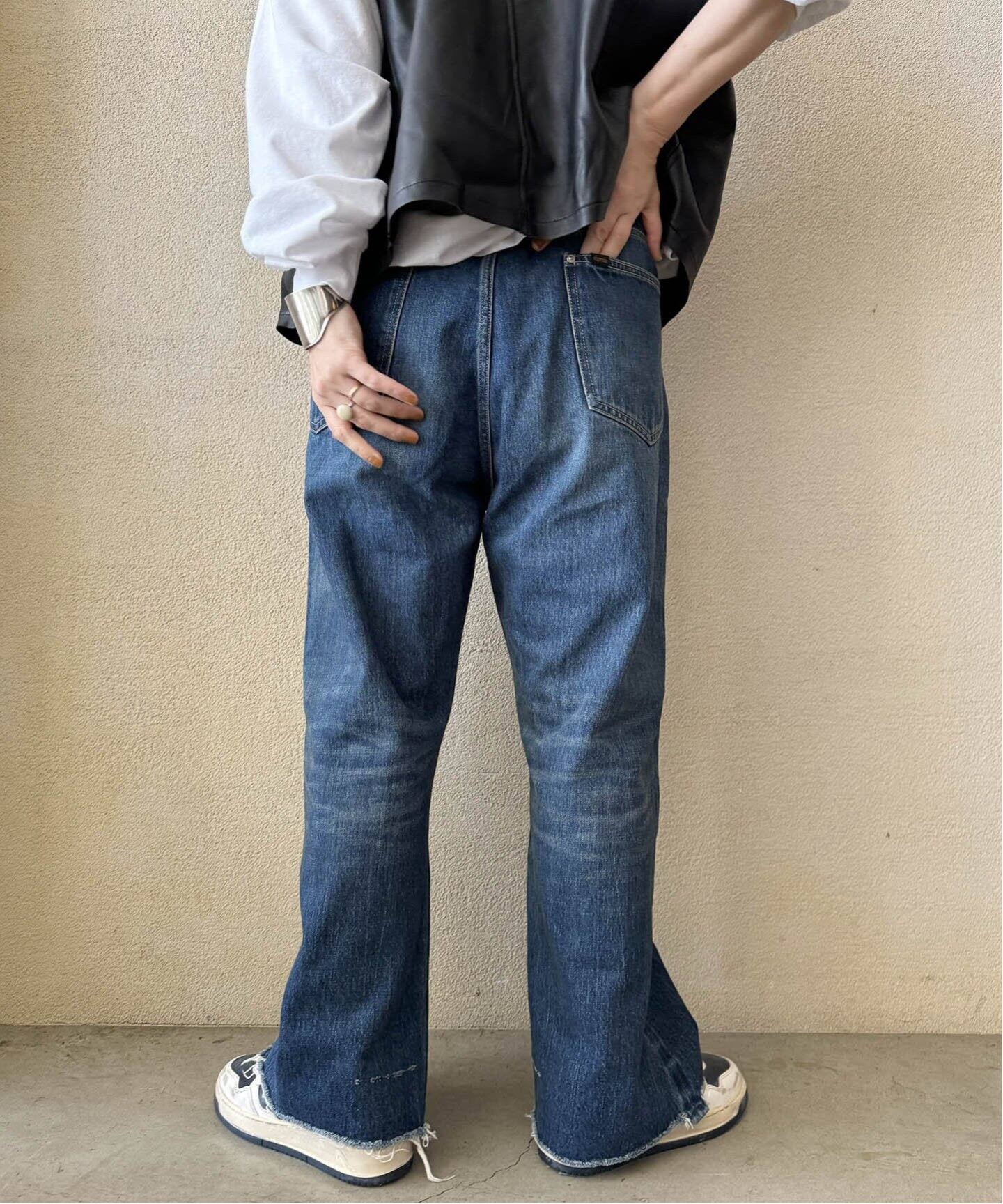 chimala/チマラ】SELVEDGE DENIM BAGGY CUT（デニムパンツ・ジーンズ 