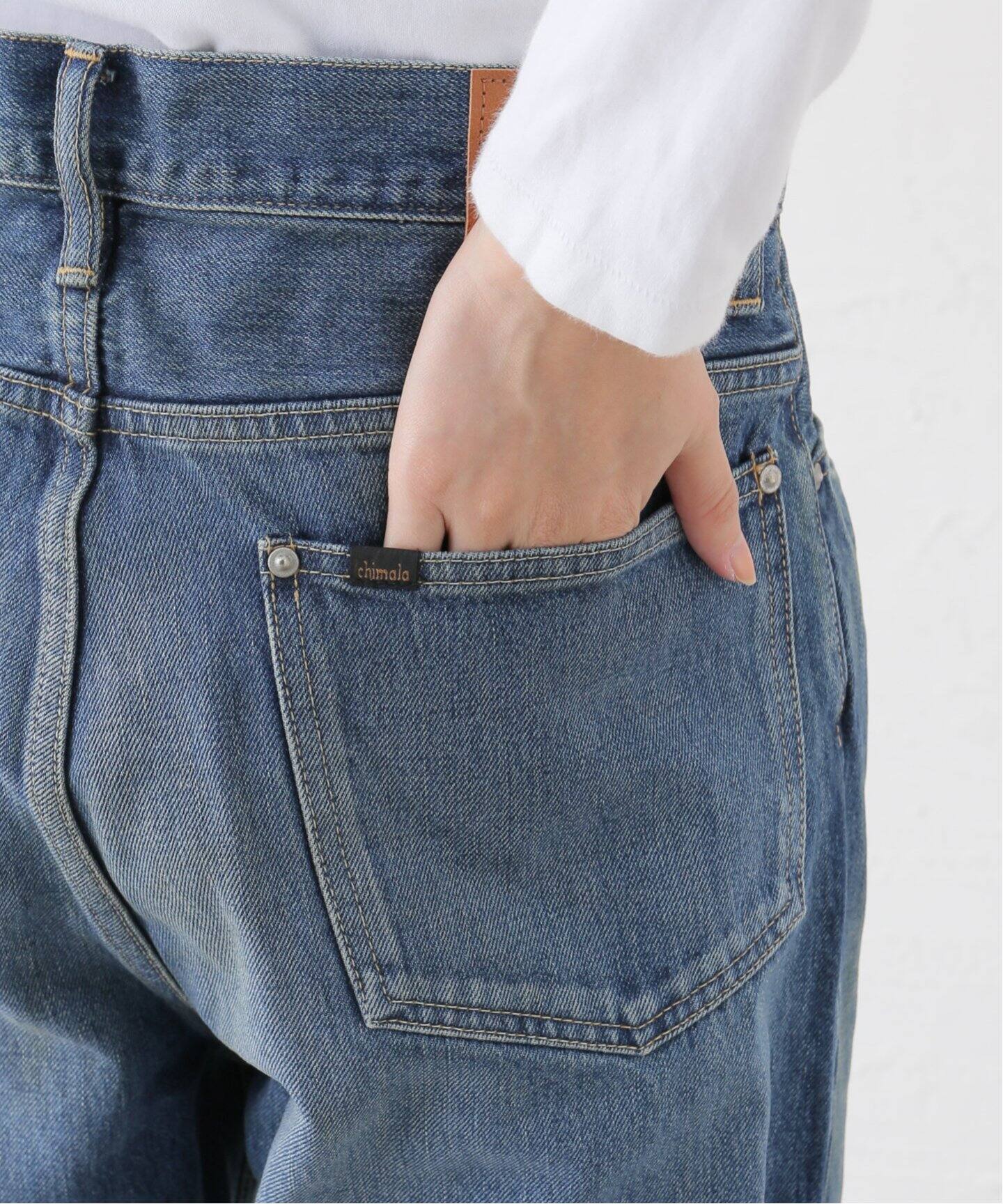 chimala/チマラ】SELVEDGE DENIM BAGGY CUT（デニムパンツ・ジーンズ 